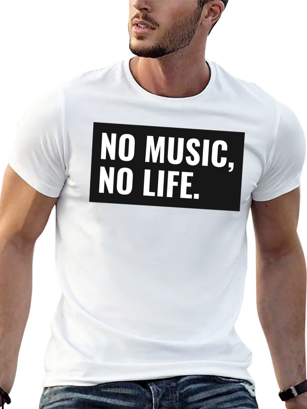 No Music No Life - Graphic T-Shirt