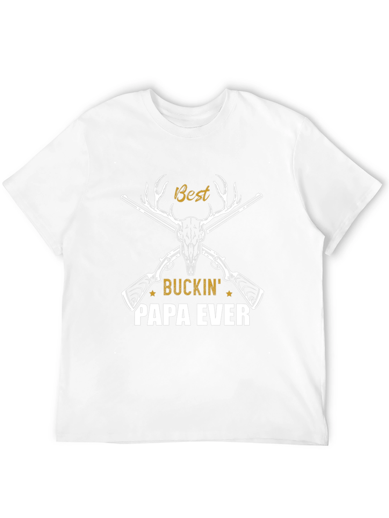 Best Buckin Papa Ever T-Shirt