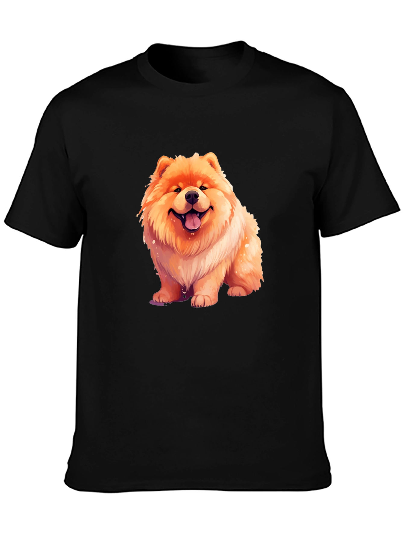 Cute Chow Chow Dog Graphic T-Shirt