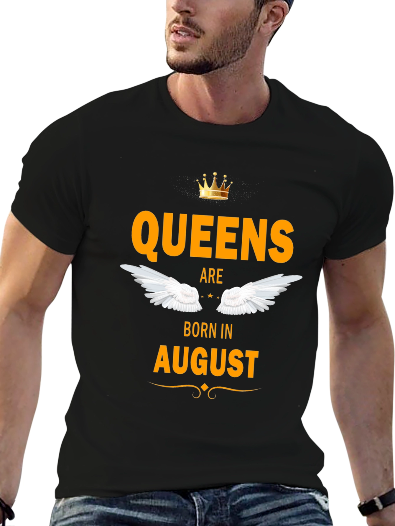 Queens Born in August - Graphic T-Shirt