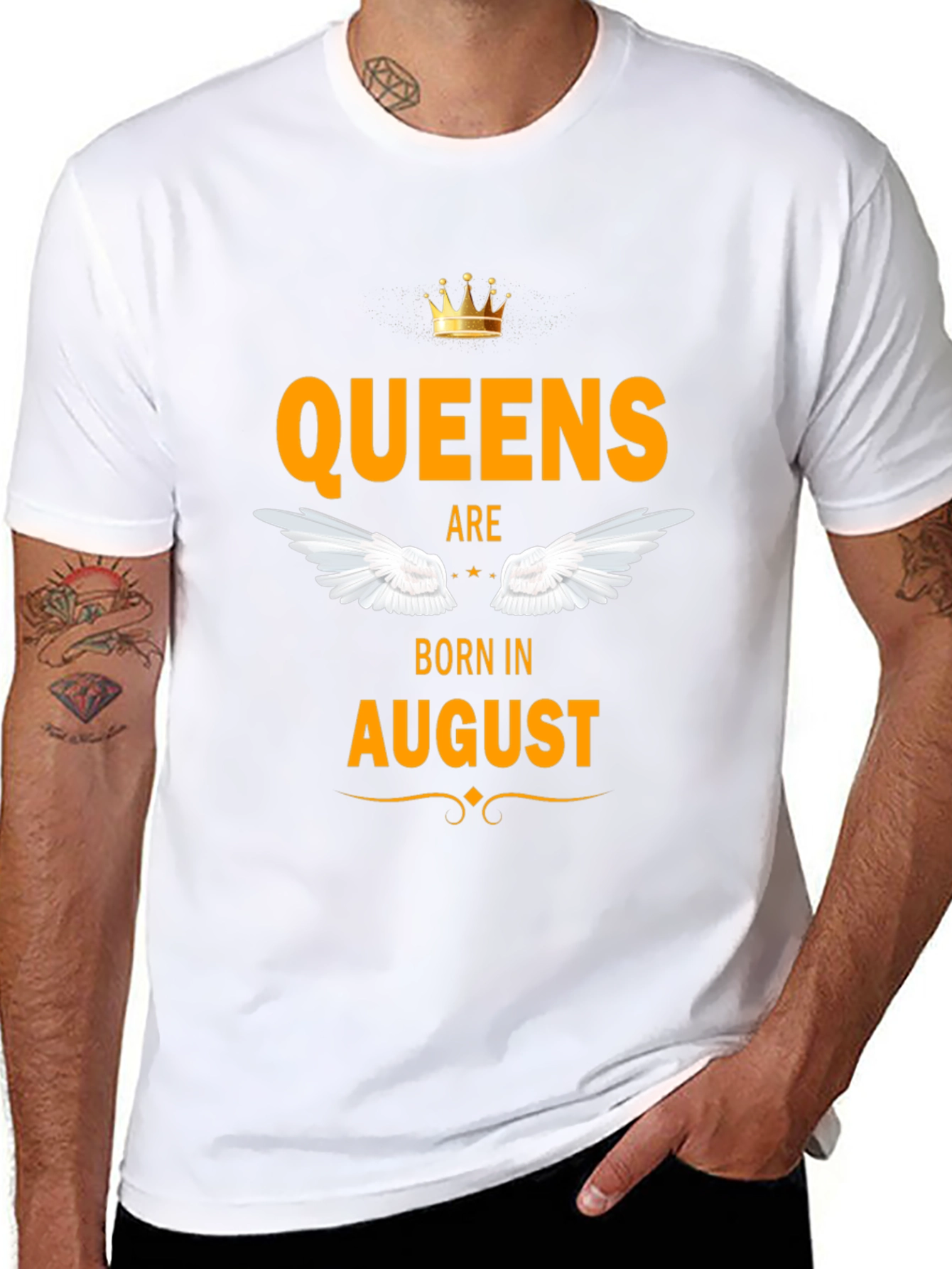 Queens Born in August - Graphic T-Shirt