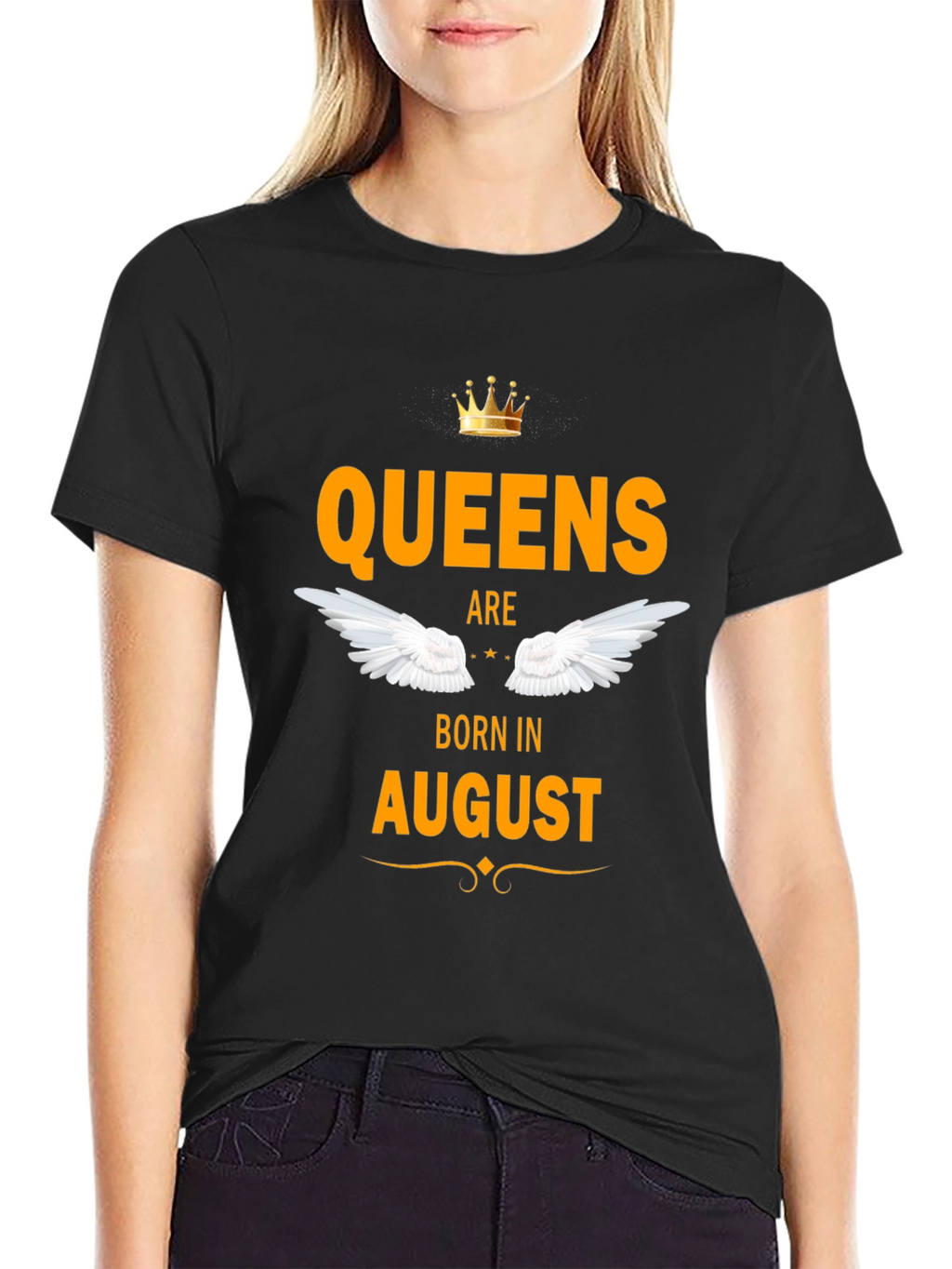 Queens Born in August - Graphic T-Shirt