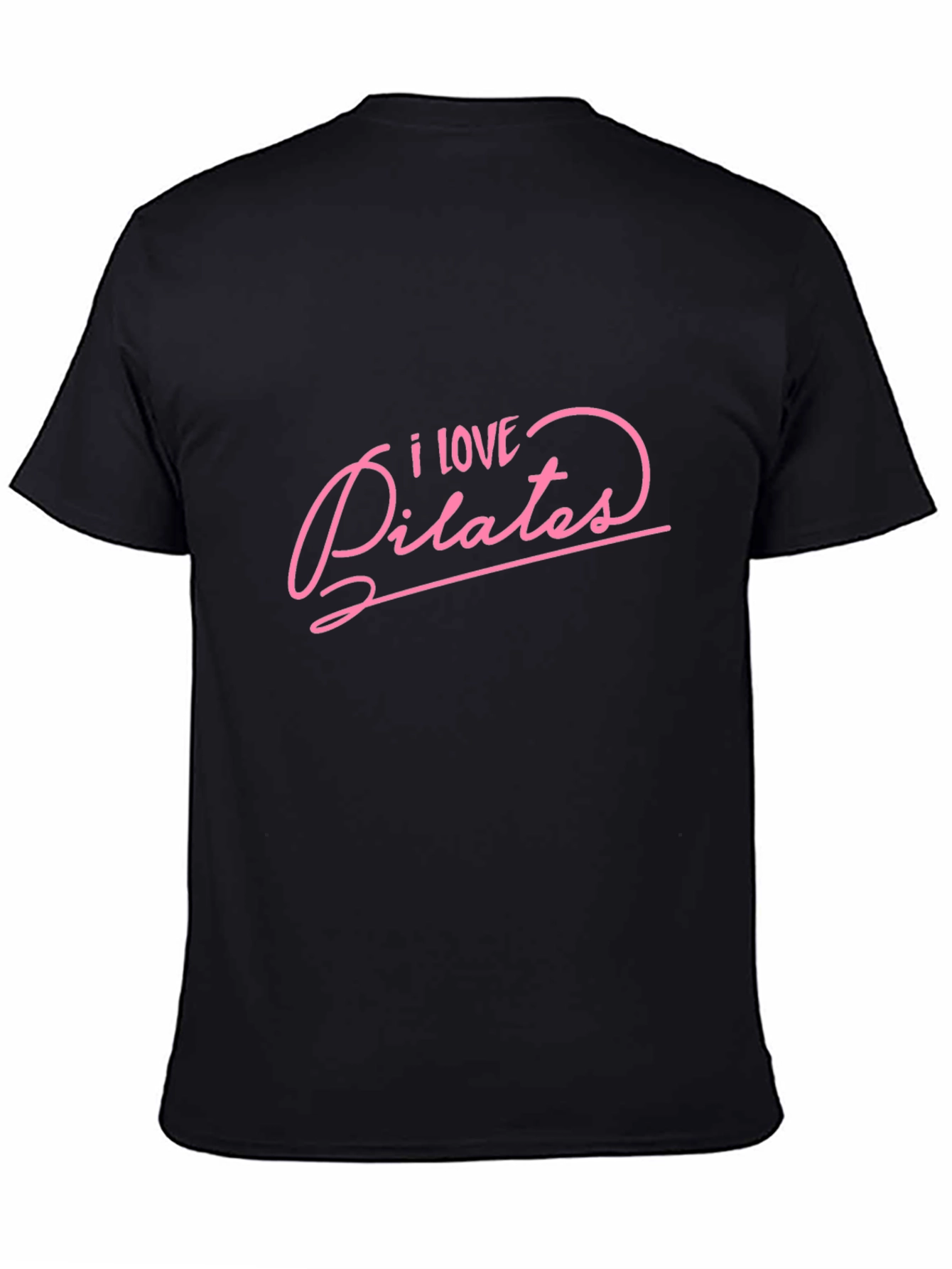 I Love Pilates Black T-Shirt