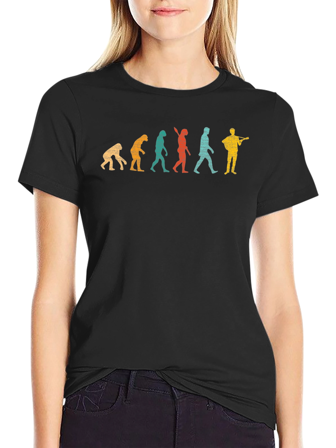 Evolution of Music T-Shirt - Black