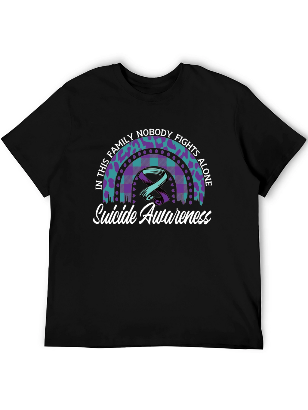 Suicide Awareness T-Shirt - Nobody Fights Alone