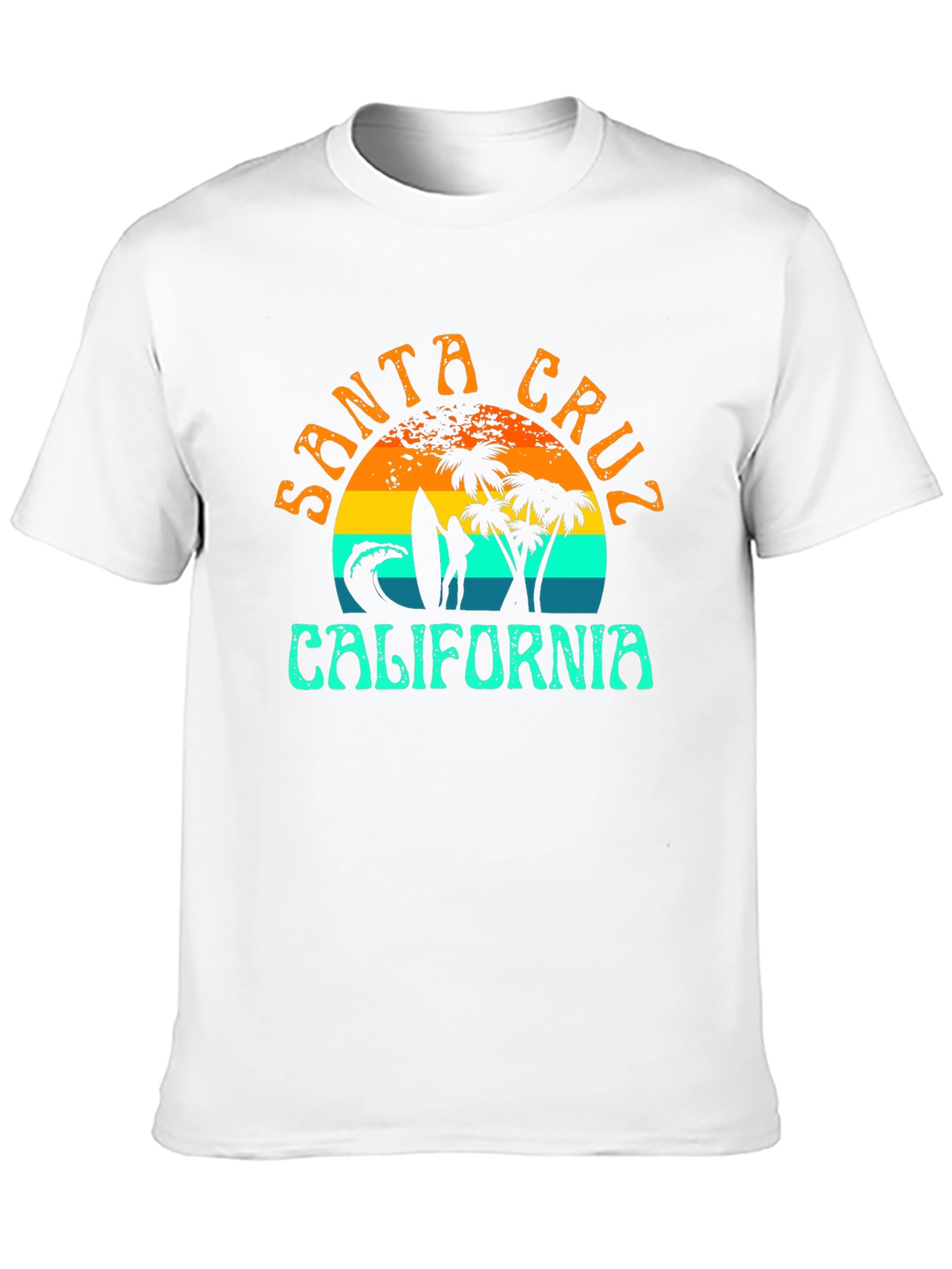 Santa Cruz California Surf Tee - Black