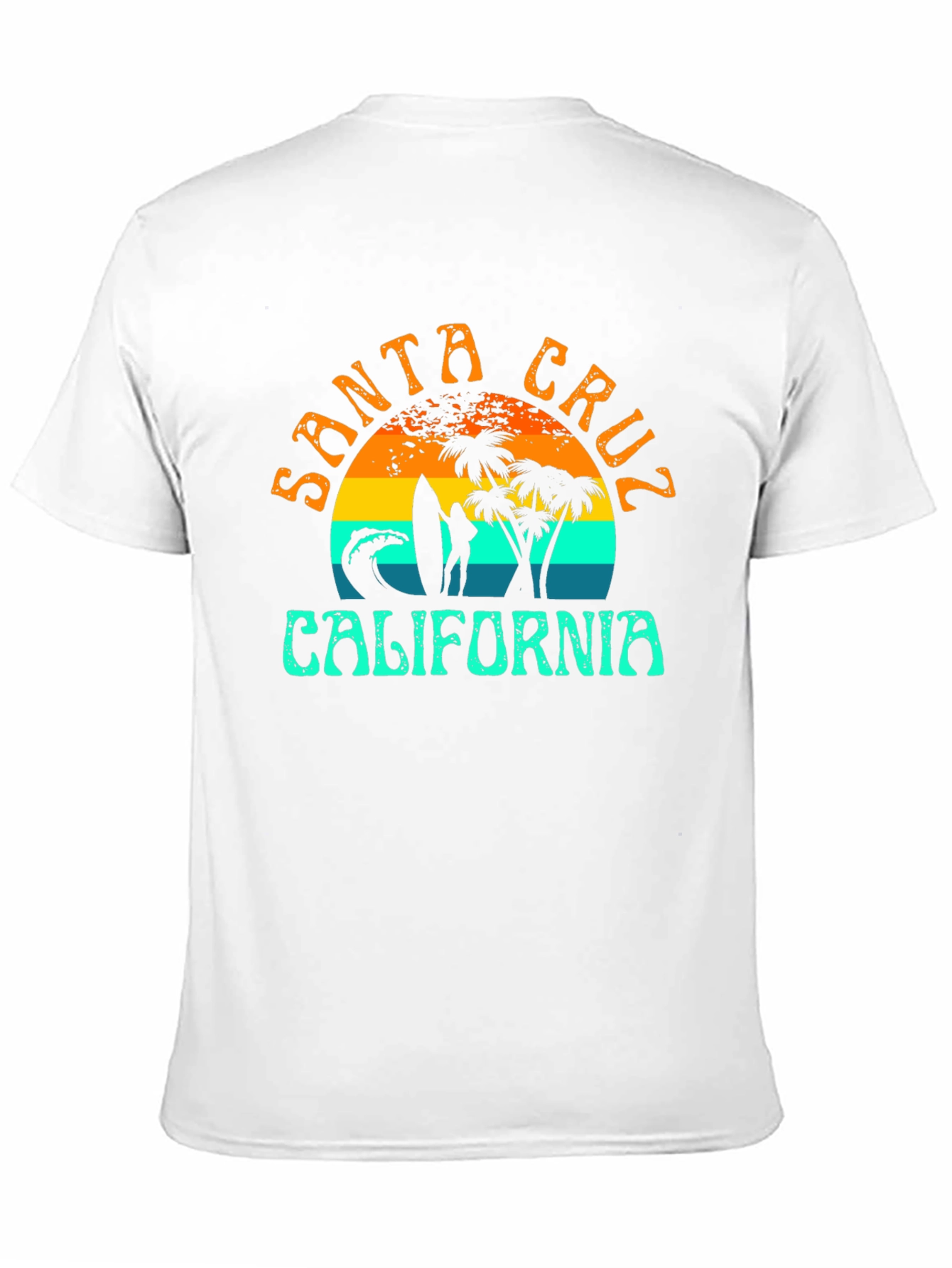 Santa Cruz California Surf Tee - Black