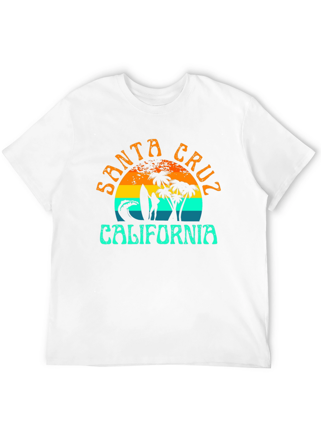 Santa Cruz California Surf Tee - Black