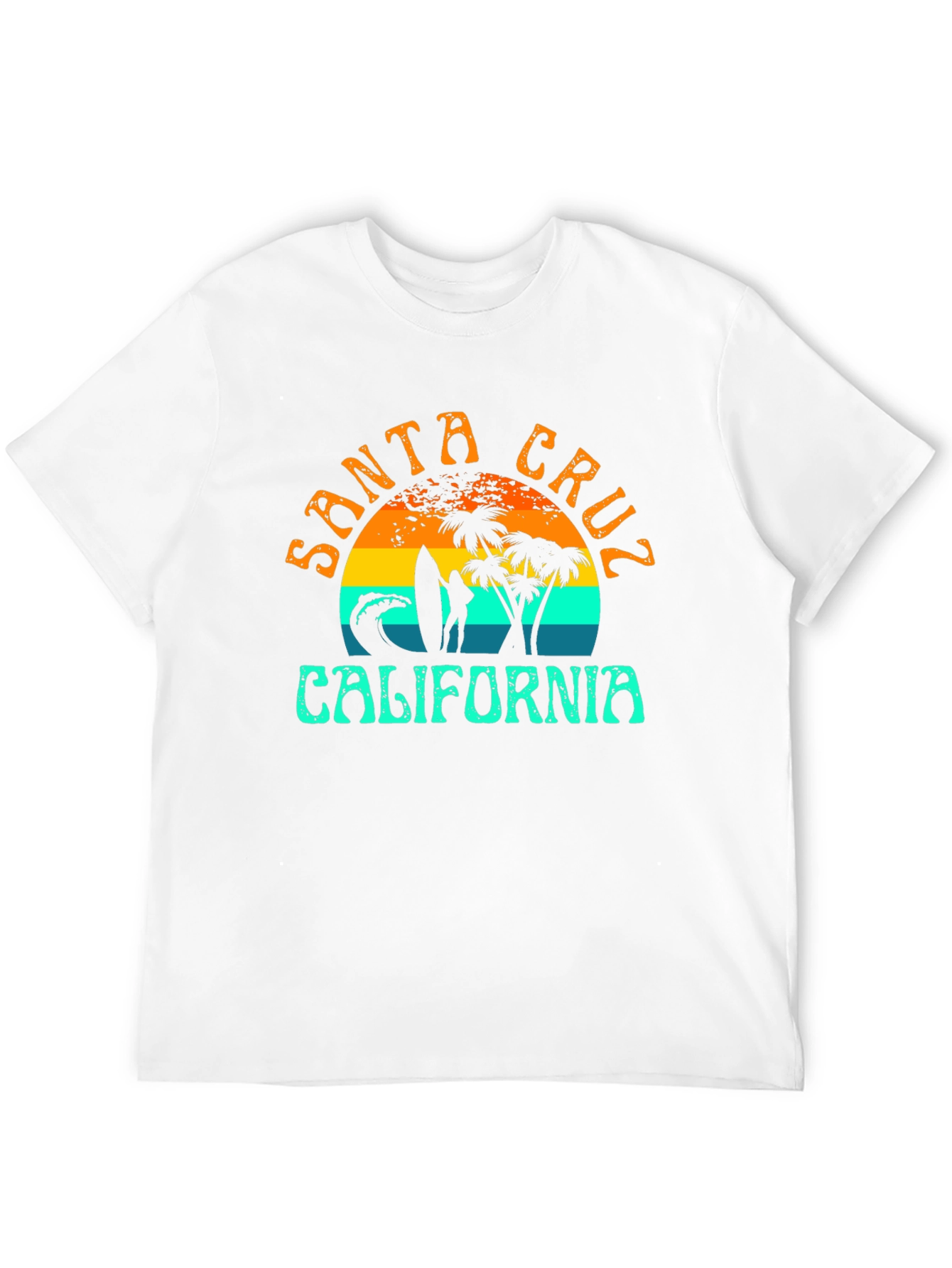 Santa Cruz California Surf Tee - Black