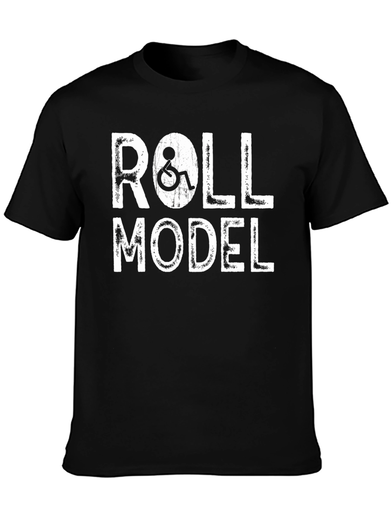 Roll Model Graphic Tee - Disability Awareness Shirt