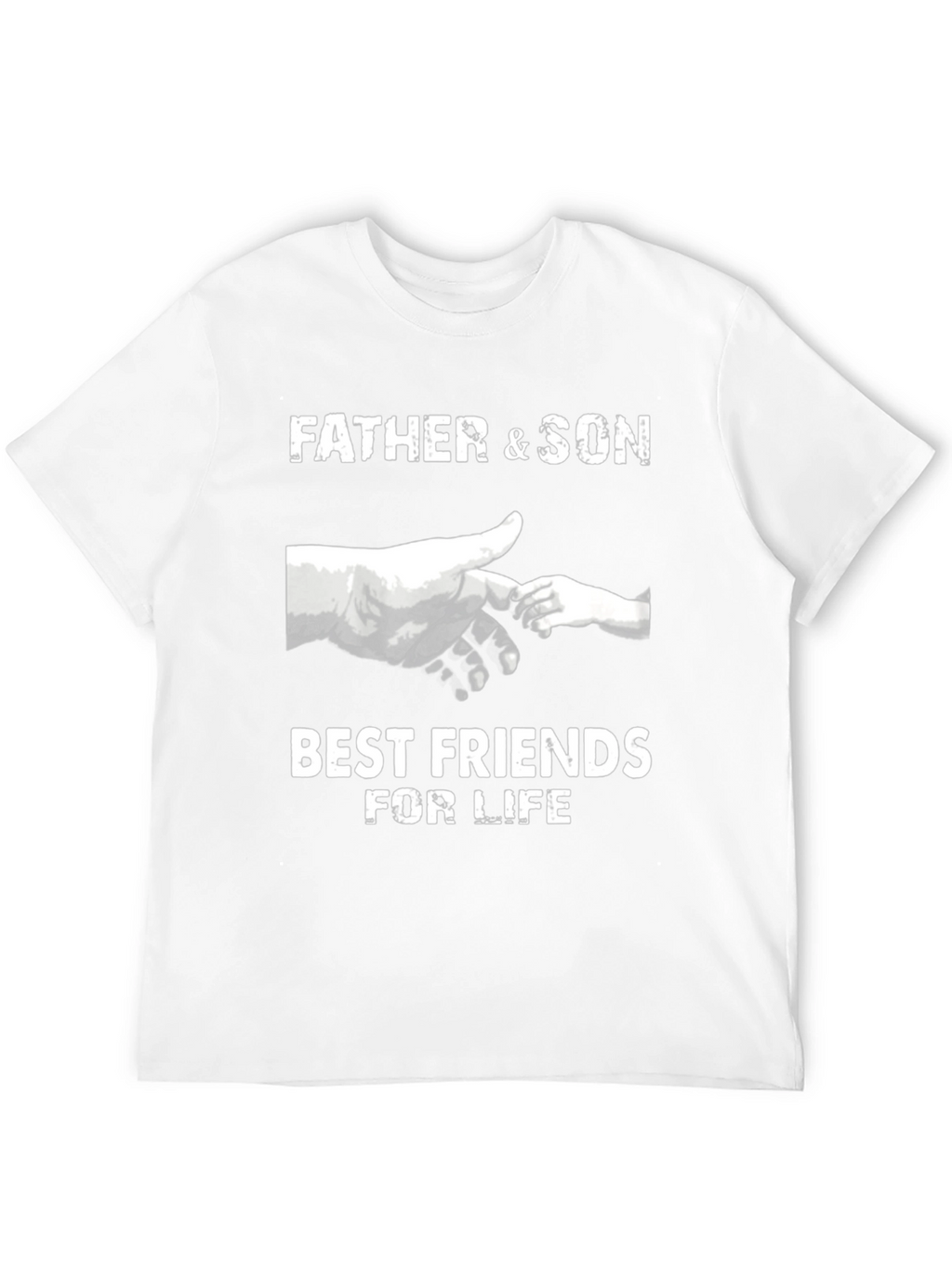 Father & Son Best Friends T-Shirt - Black