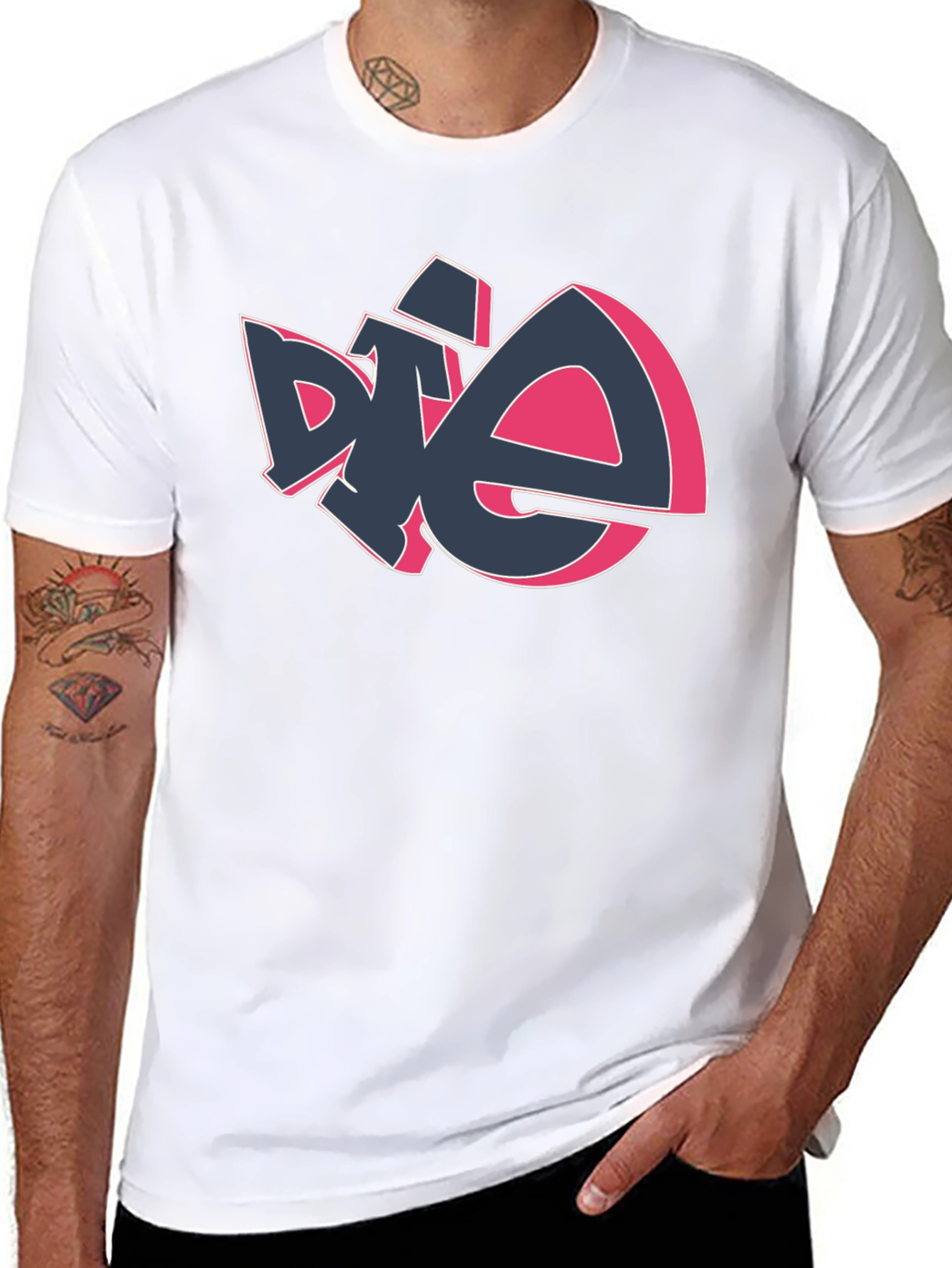 Bold Graphic Print T-Shirt
