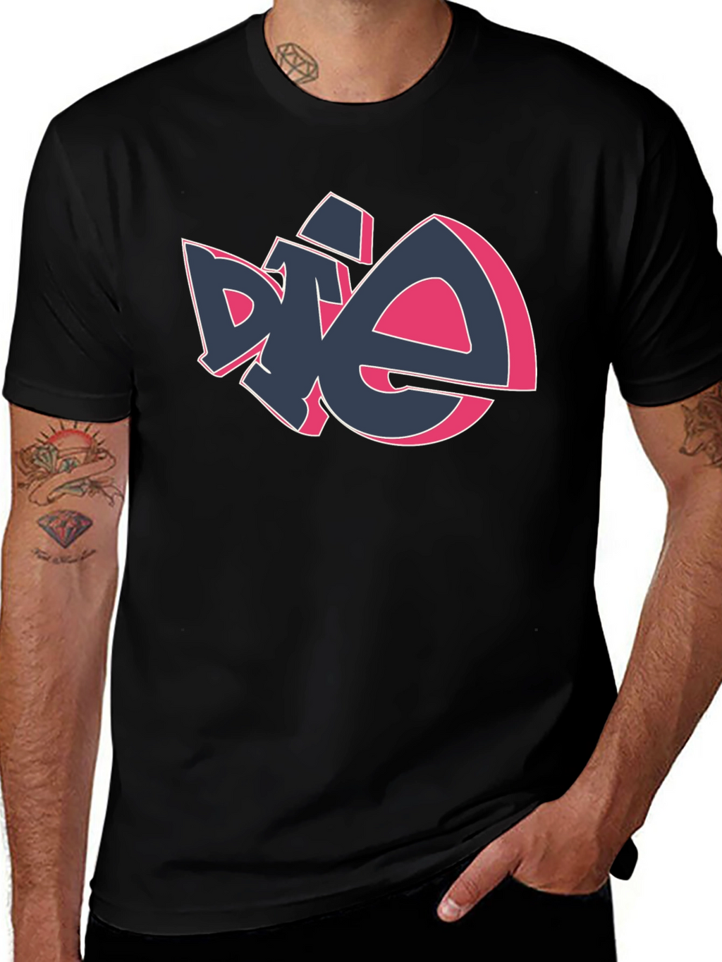 Bold Graphic Print T-Shirt