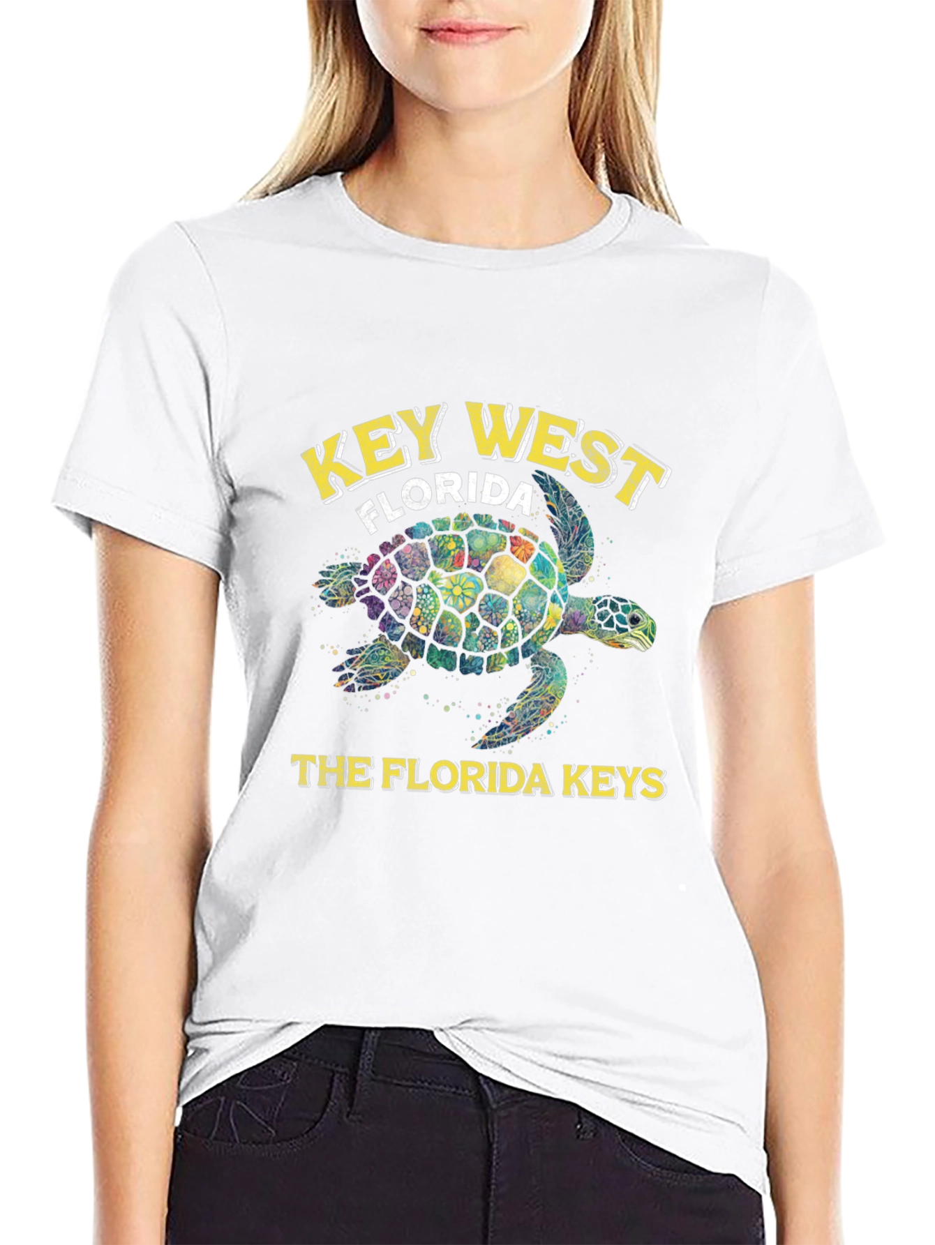Key West Florida Turtle Graphic Tee