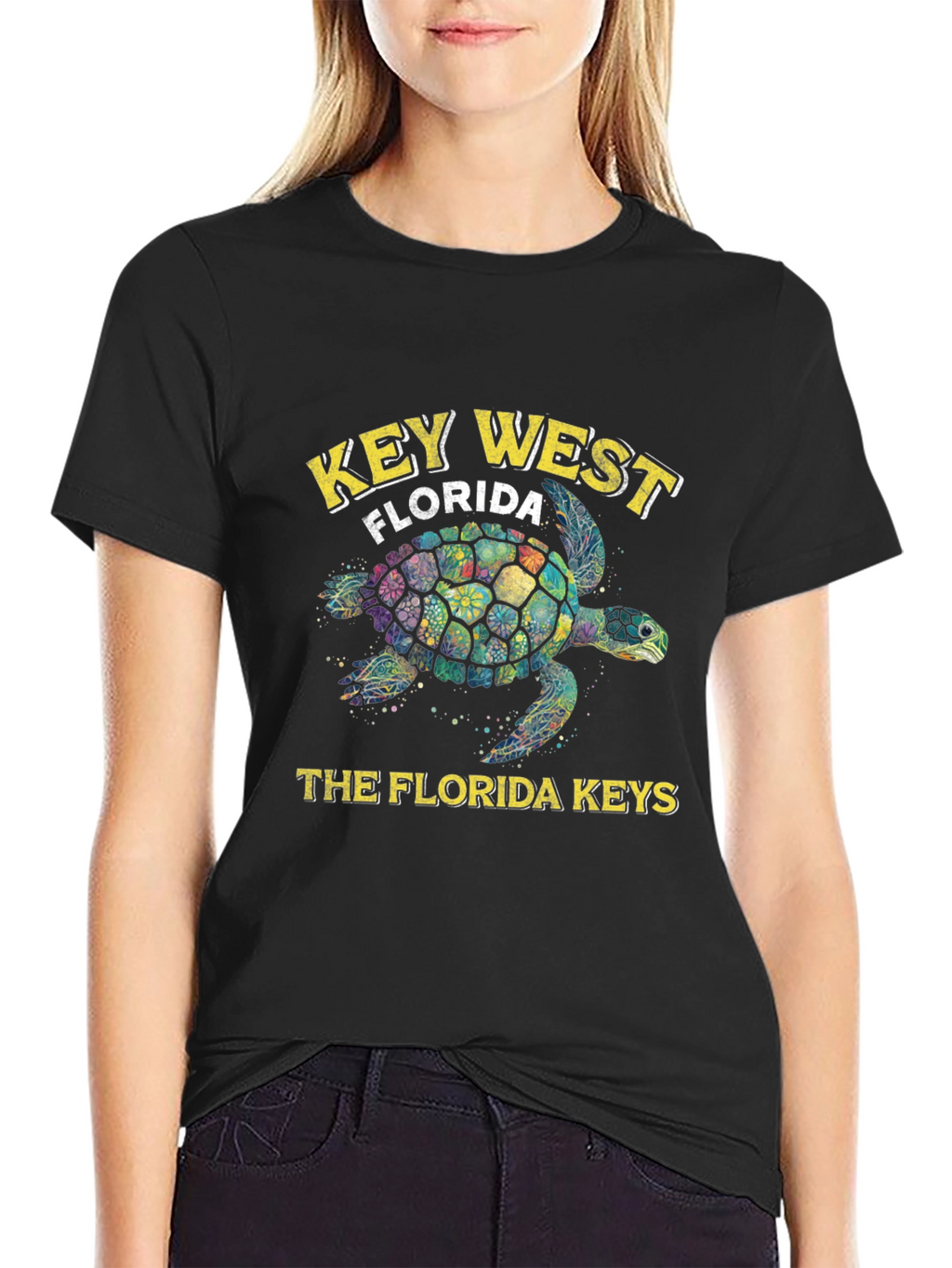 Key West Florida Turtle Graphic Tee