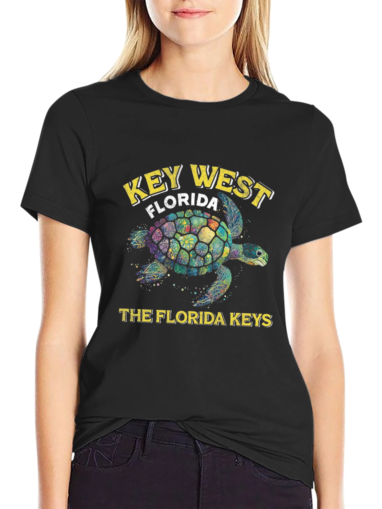 Key West Florida Turtle Graphic Tee