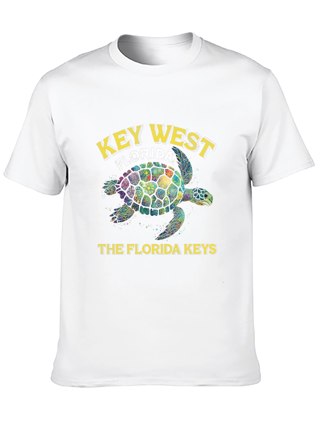 Key West Florida Turtle Graphic Tee