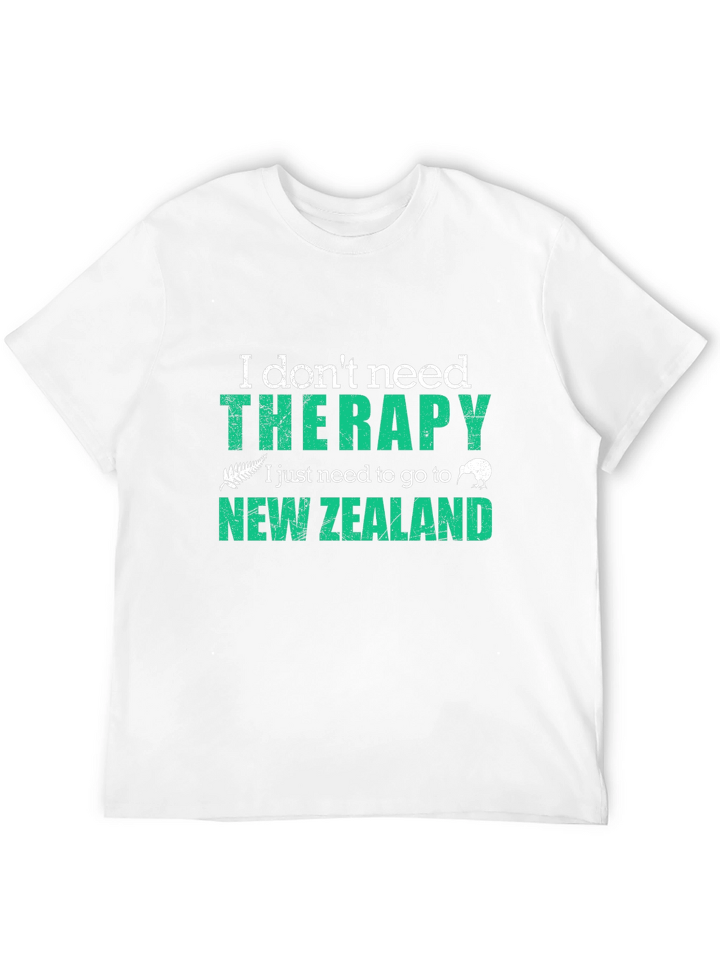 New Zealand Therapy T-Shirt - Black Graphic Tee