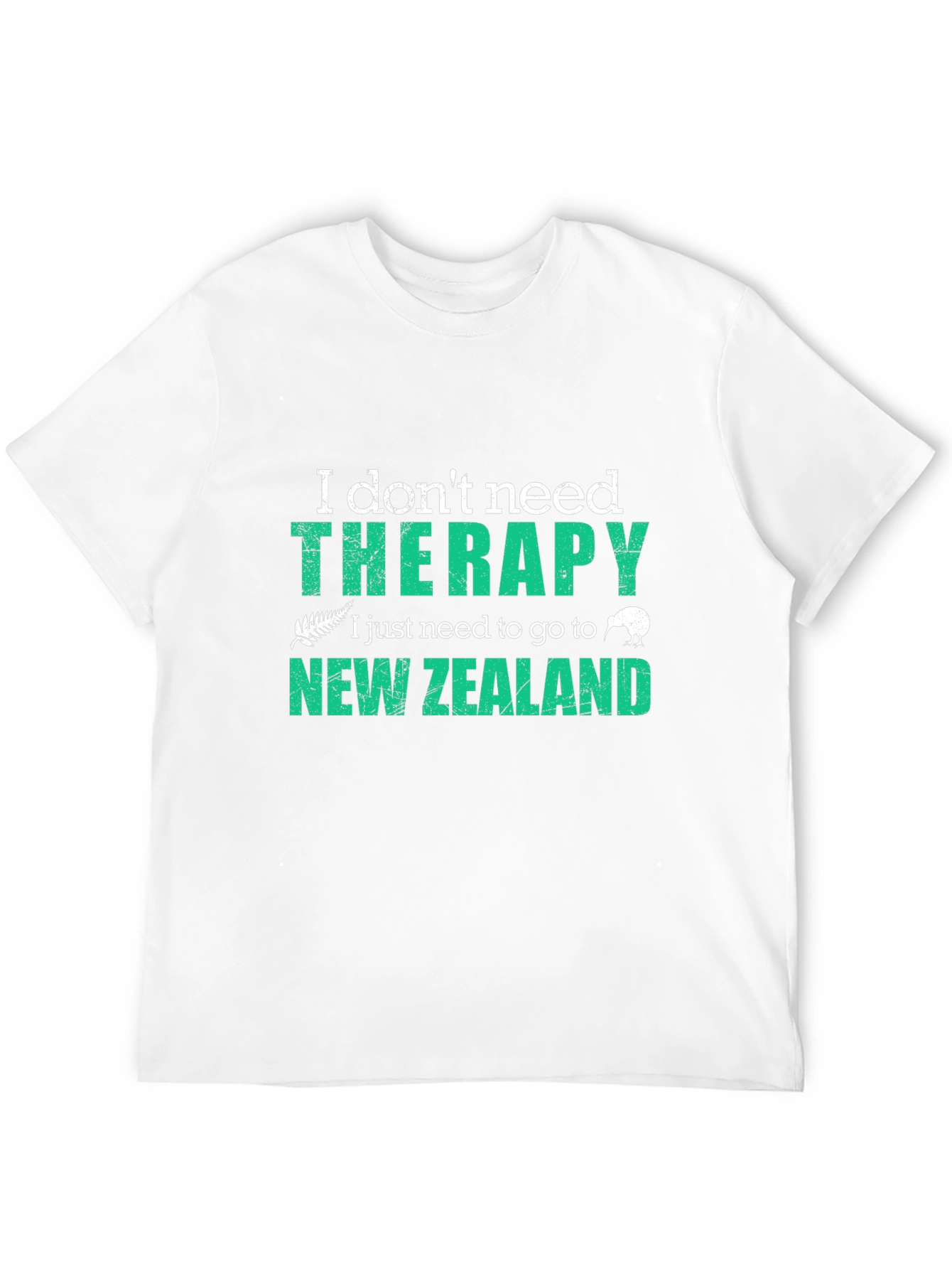 New Zealand Therapy T-Shirt - Black Graphic Tee