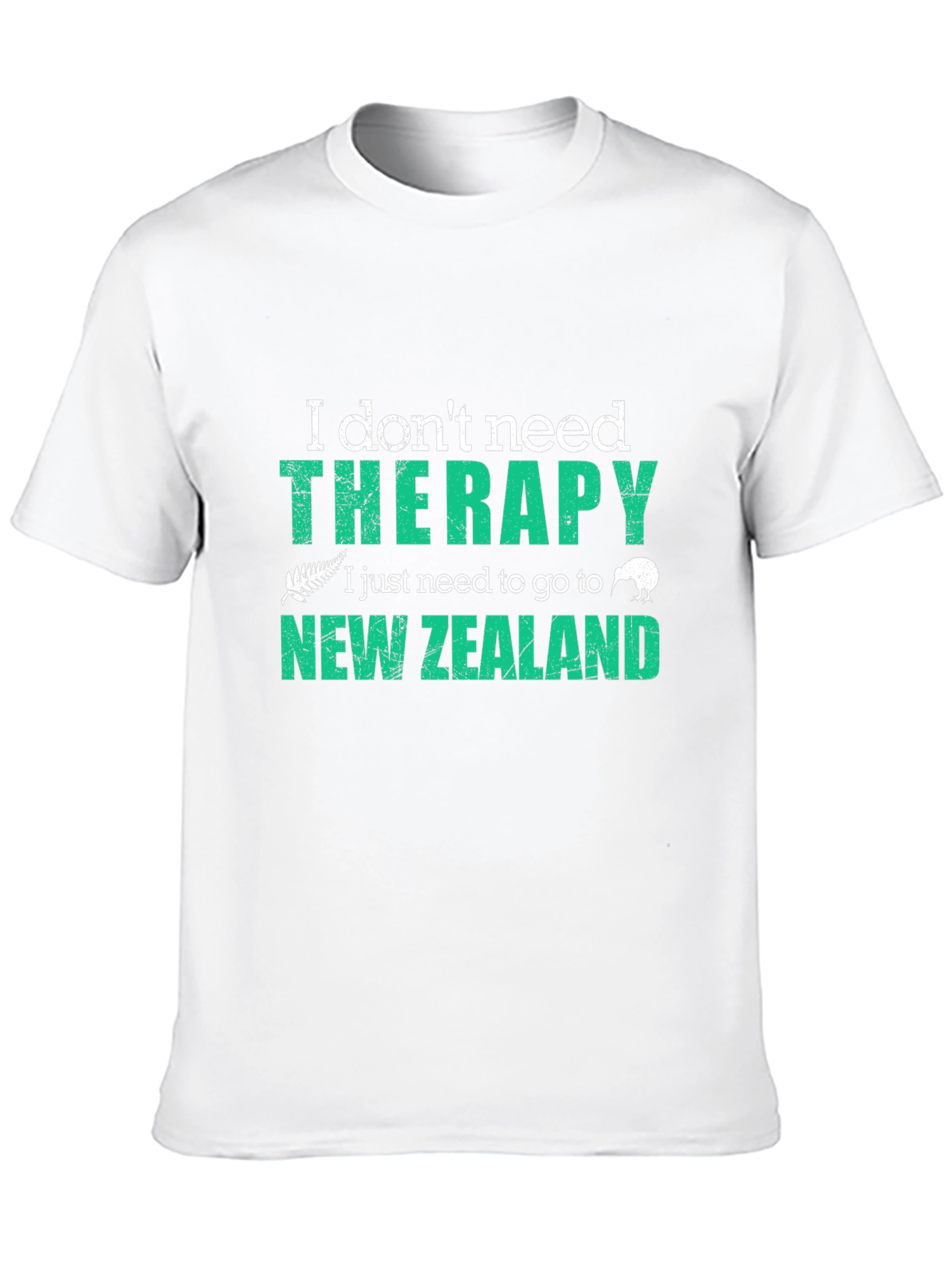 New Zealand Therapy T-Shirt - Black Graphic Tee