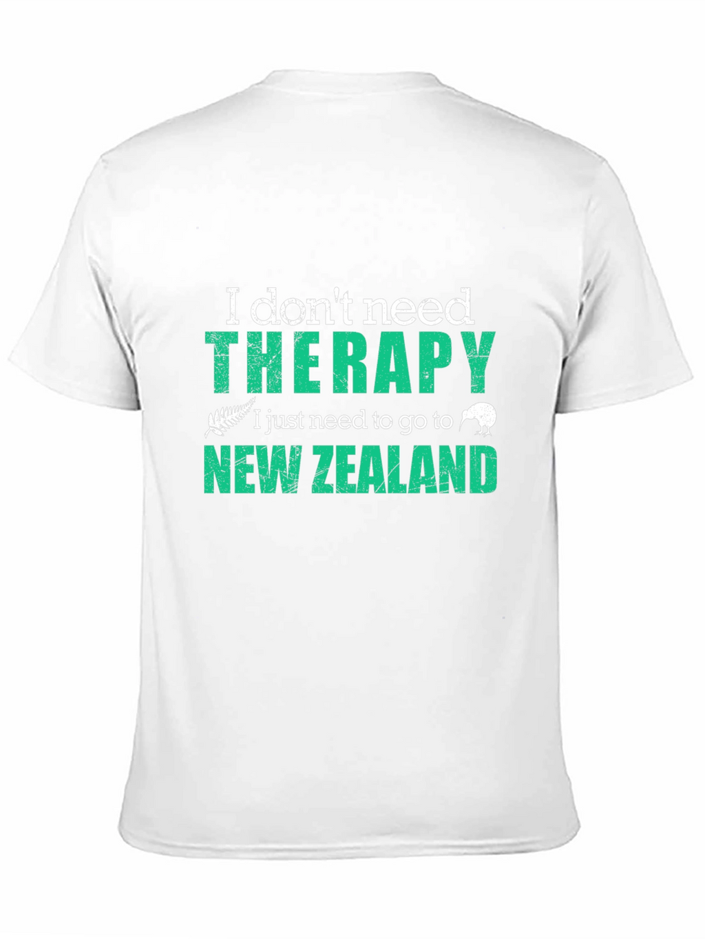 New Zealand Therapy T-Shirt - Black Graphic Tee