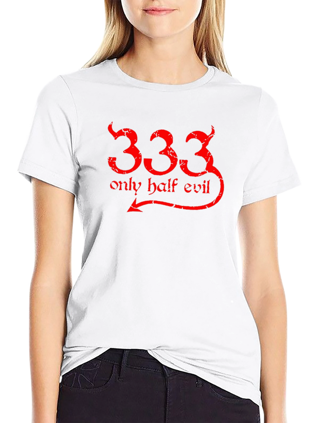 Only Half Evil 333 Graphic T-Shirt