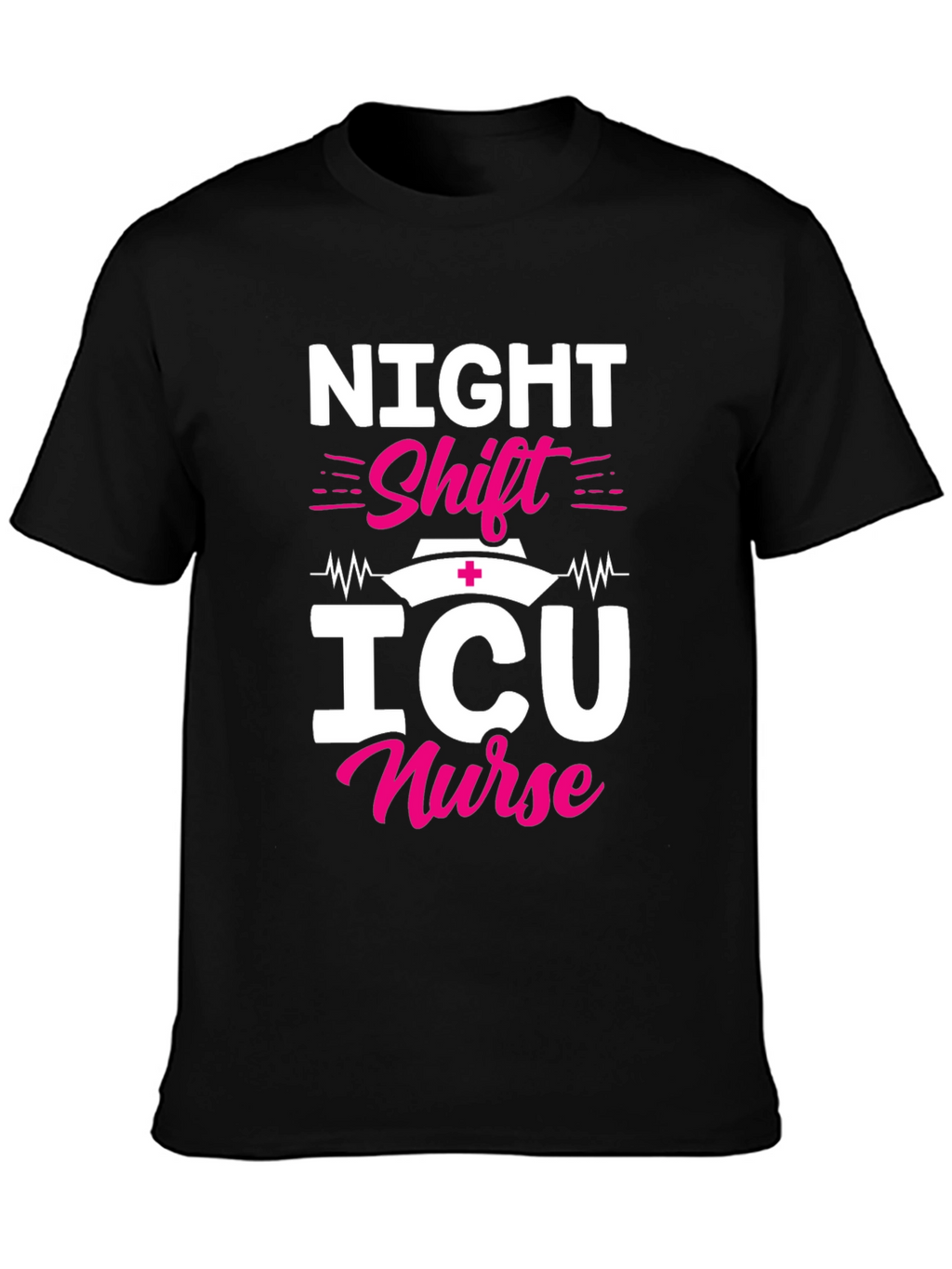 Night Shift ICU Nurse Graphic Tee