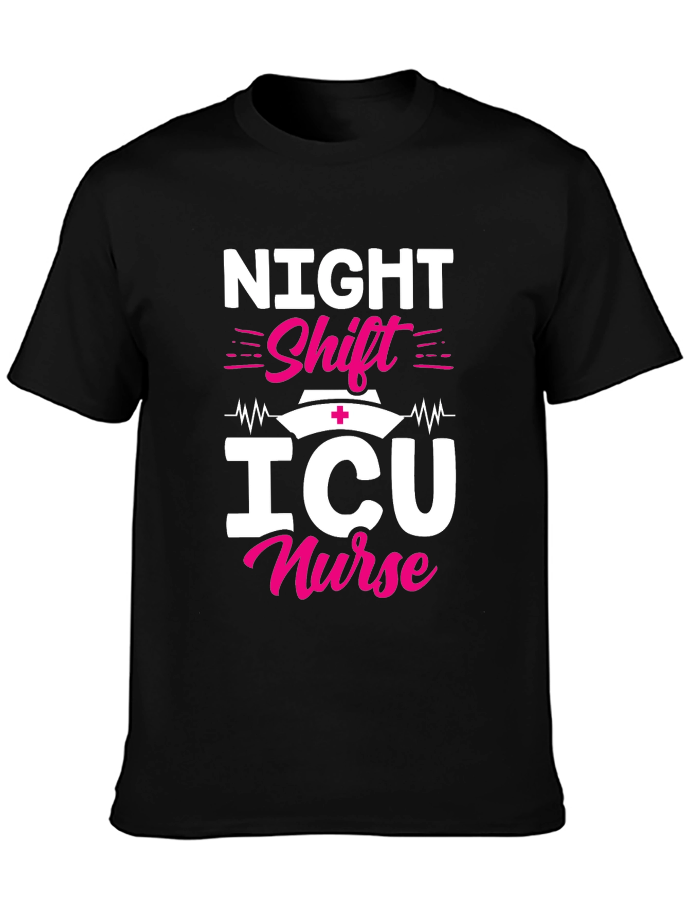 Night Shift ICU Nurse Graphic Tee