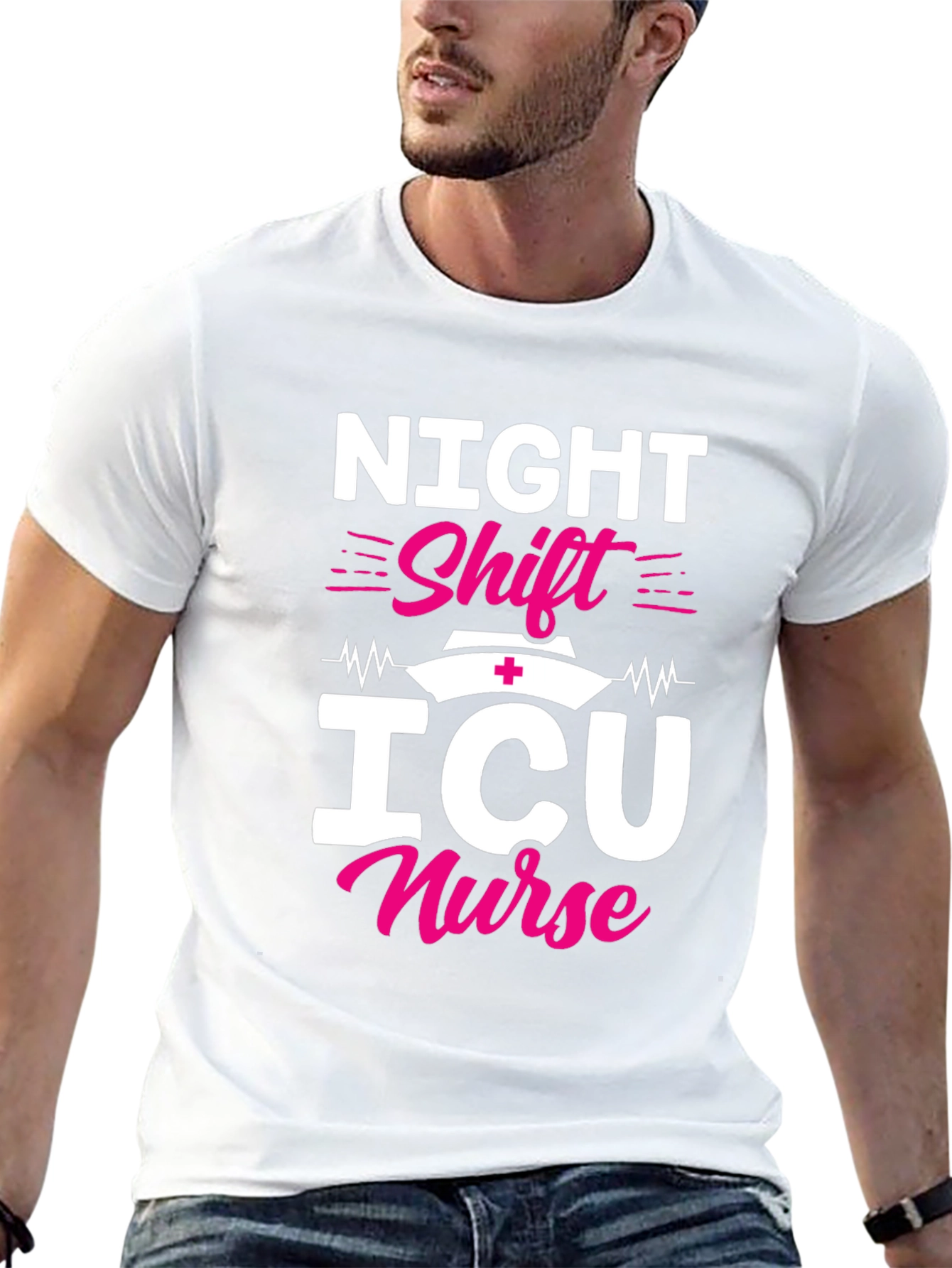 Night Shift ICU Nurse Graphic Tee