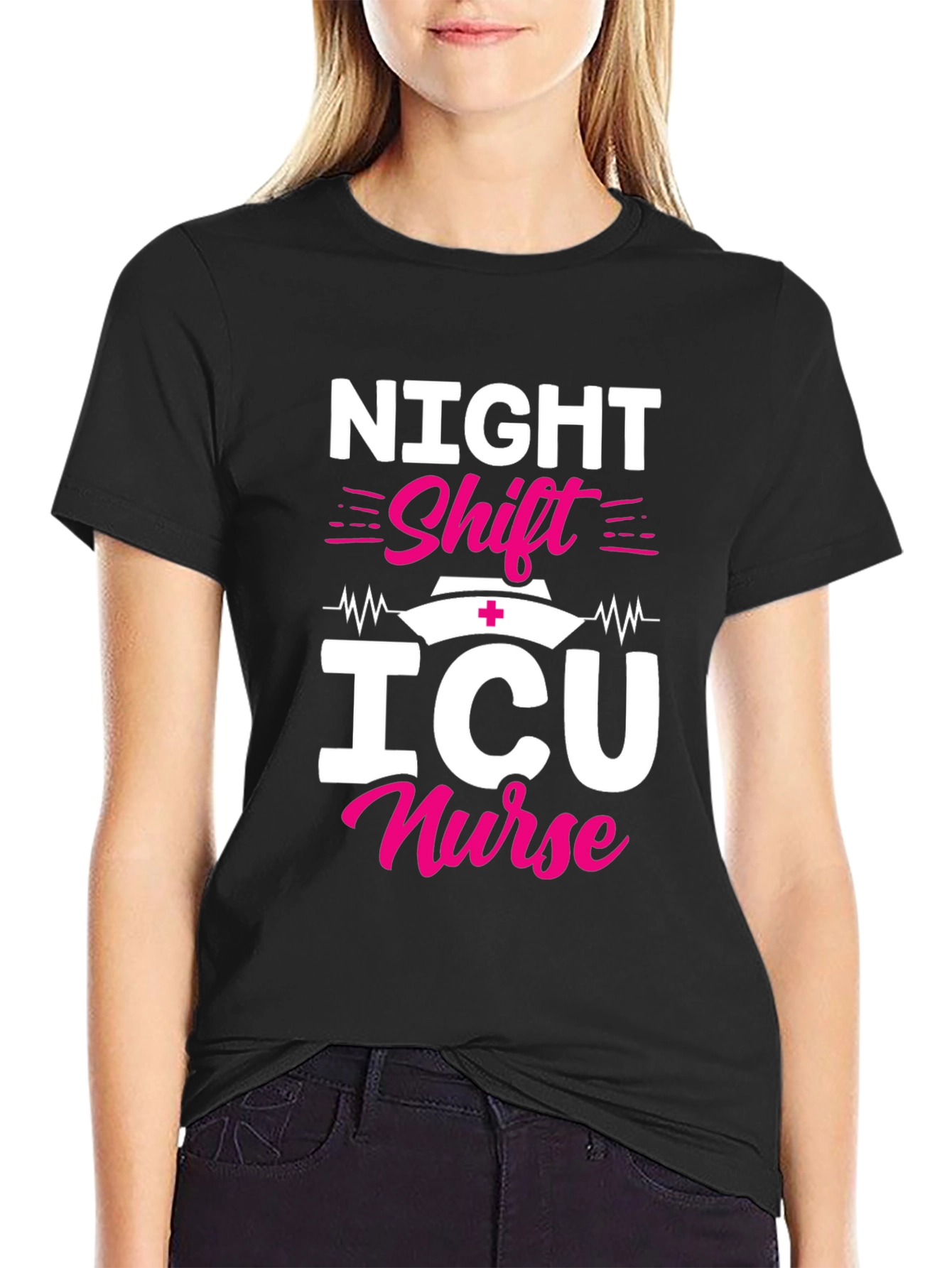 Night Shift ICU Nurse Graphic Tee