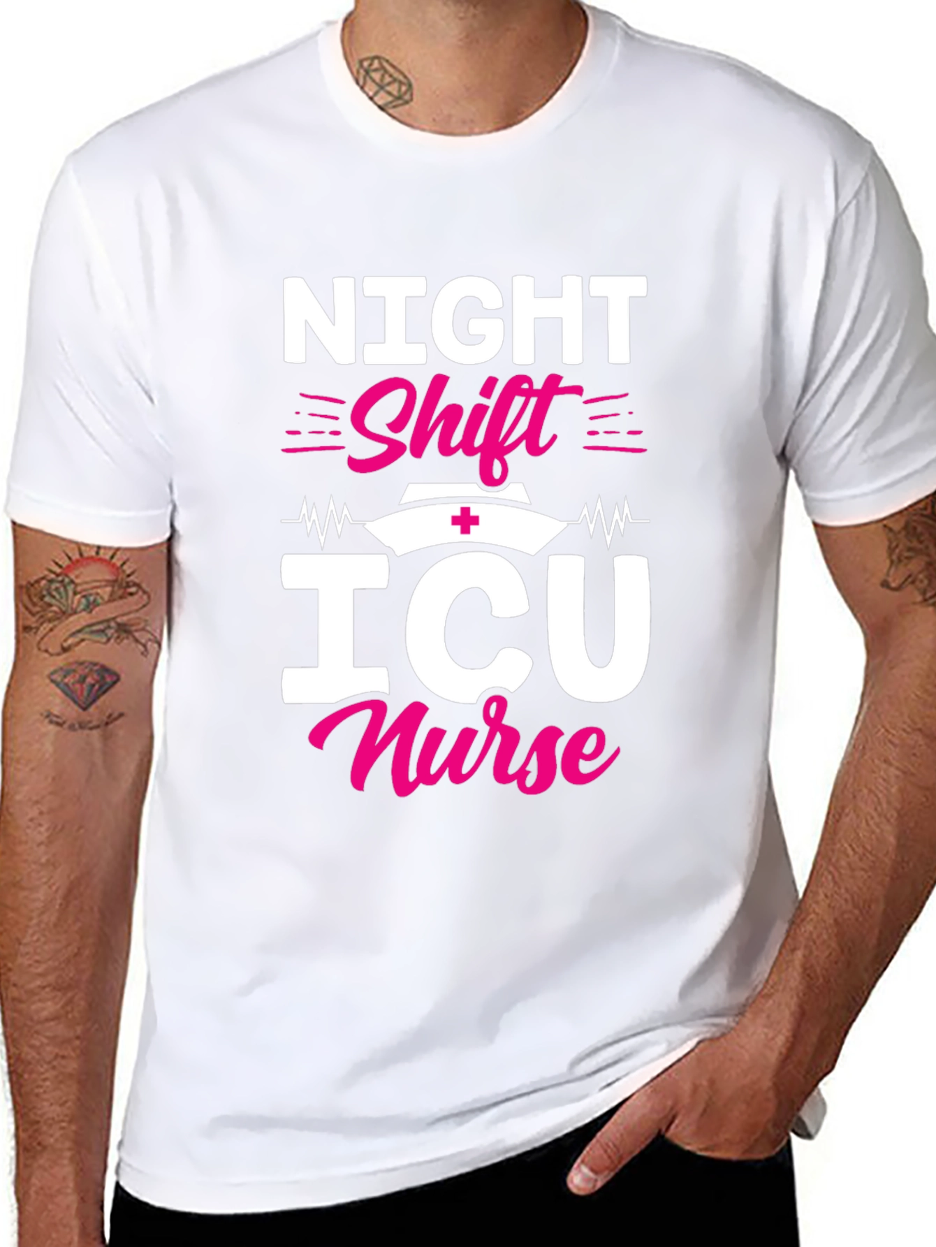 Night Shift ICU Nurse Graphic Tee