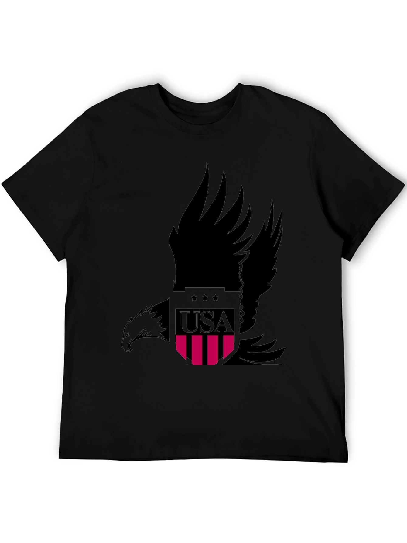 USA Eagle Graphic Tee - Patriotic Style