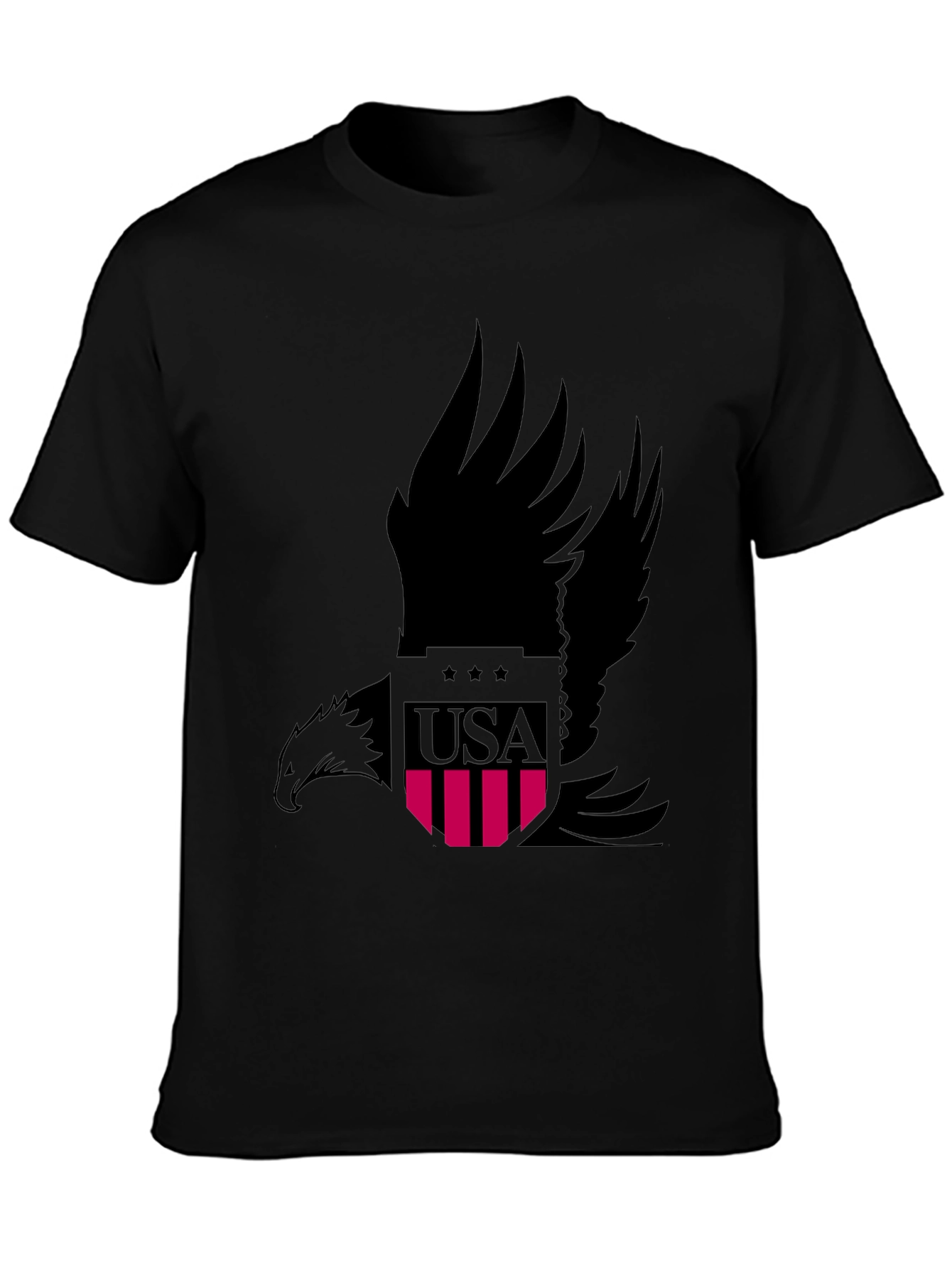 USA Eagle Graphic Tee - Patriotic Style