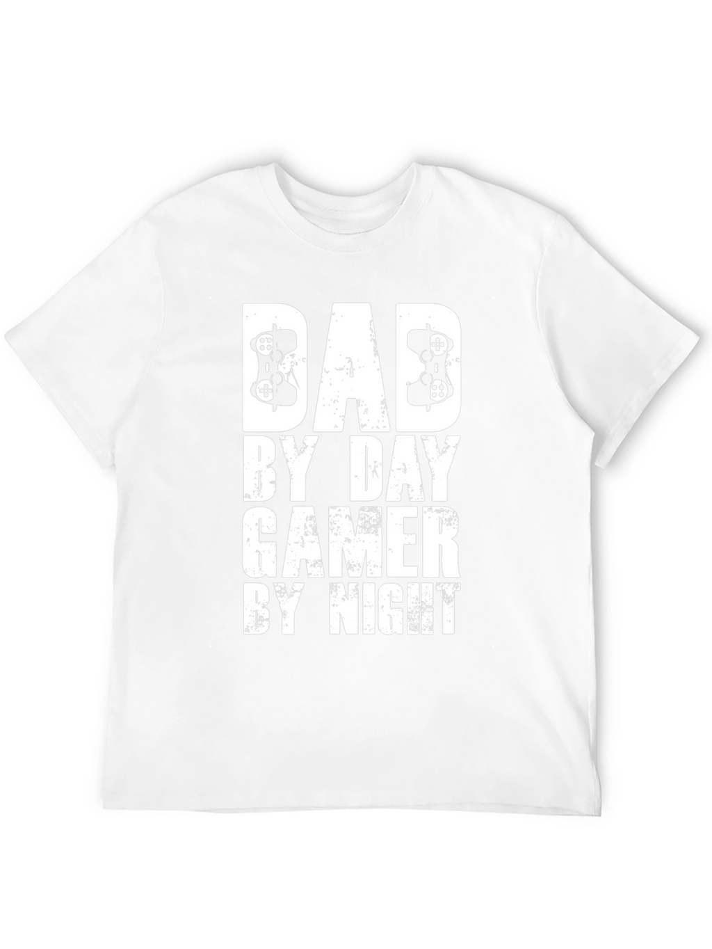 Dad By Day Gamer By Night Funny T-Shirt