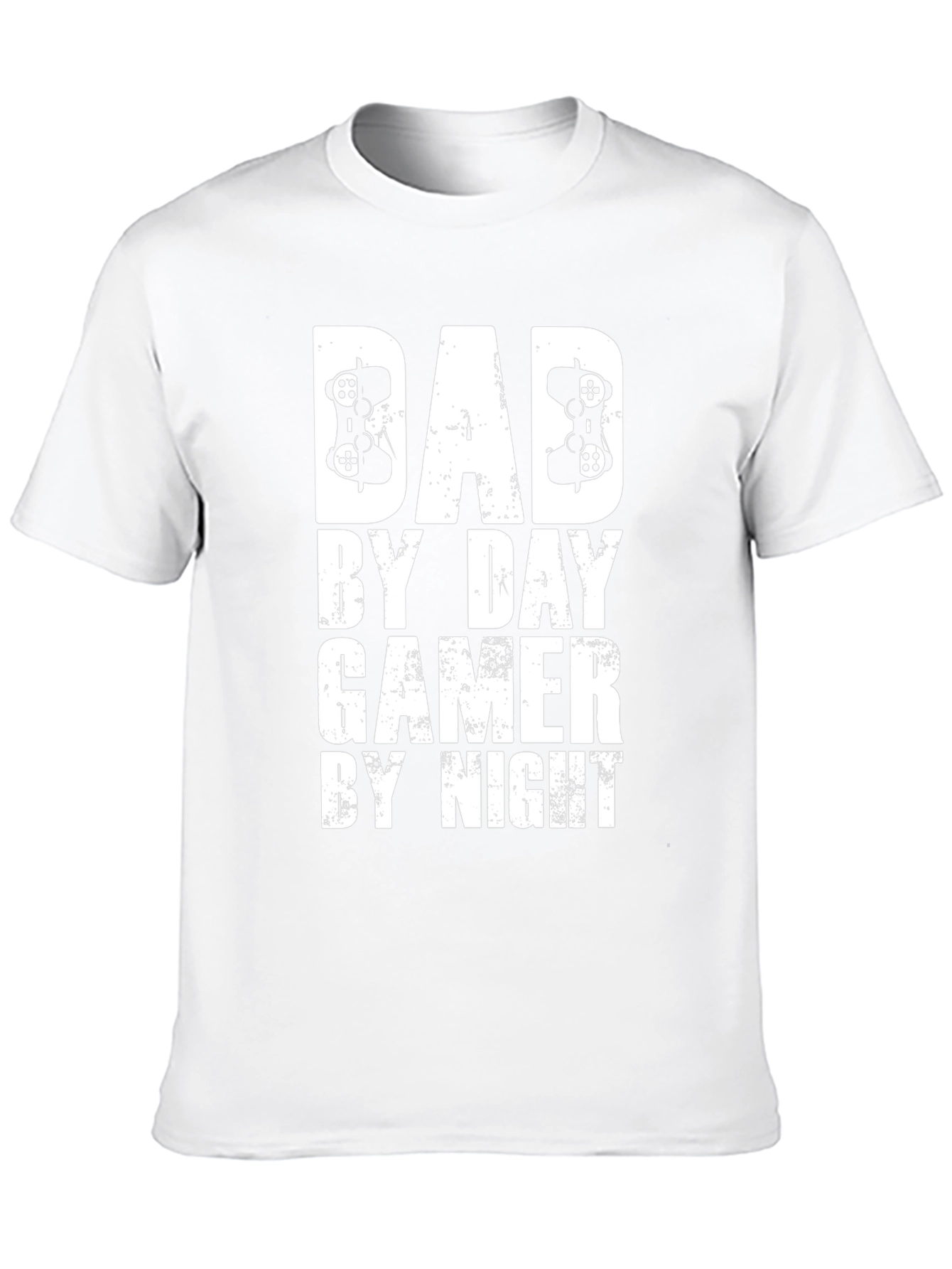Dad By Day Gamer By Night Funny T-Shirt