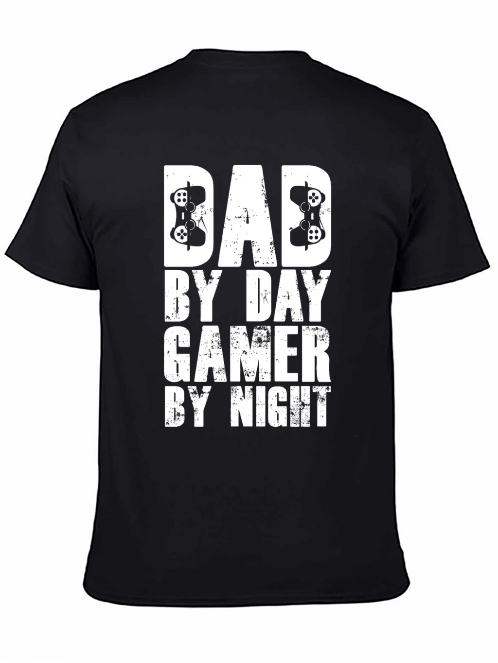 Dad By Day Gamer By Night Funny T-Shirt