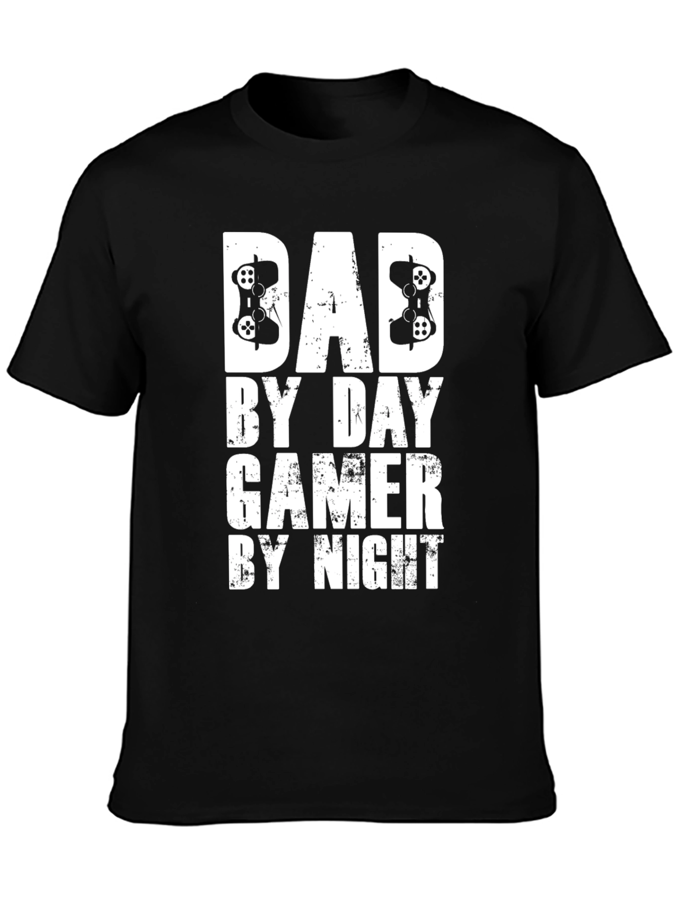 Dad By Day Gamer By Night Funny T-Shirt