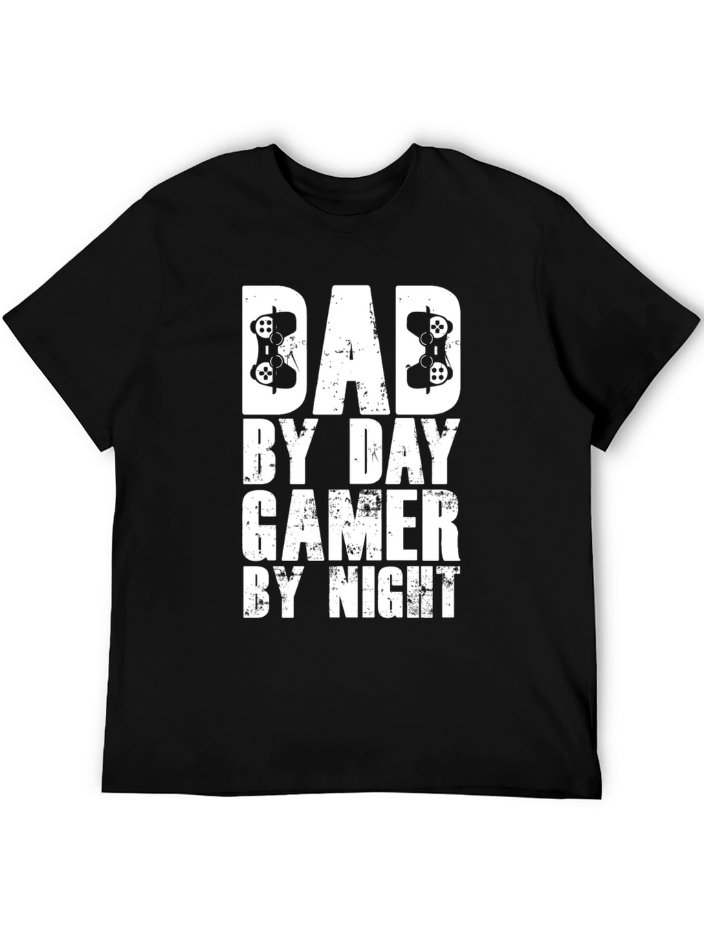 Dad By Day Gamer By Night Funny T-Shirt
