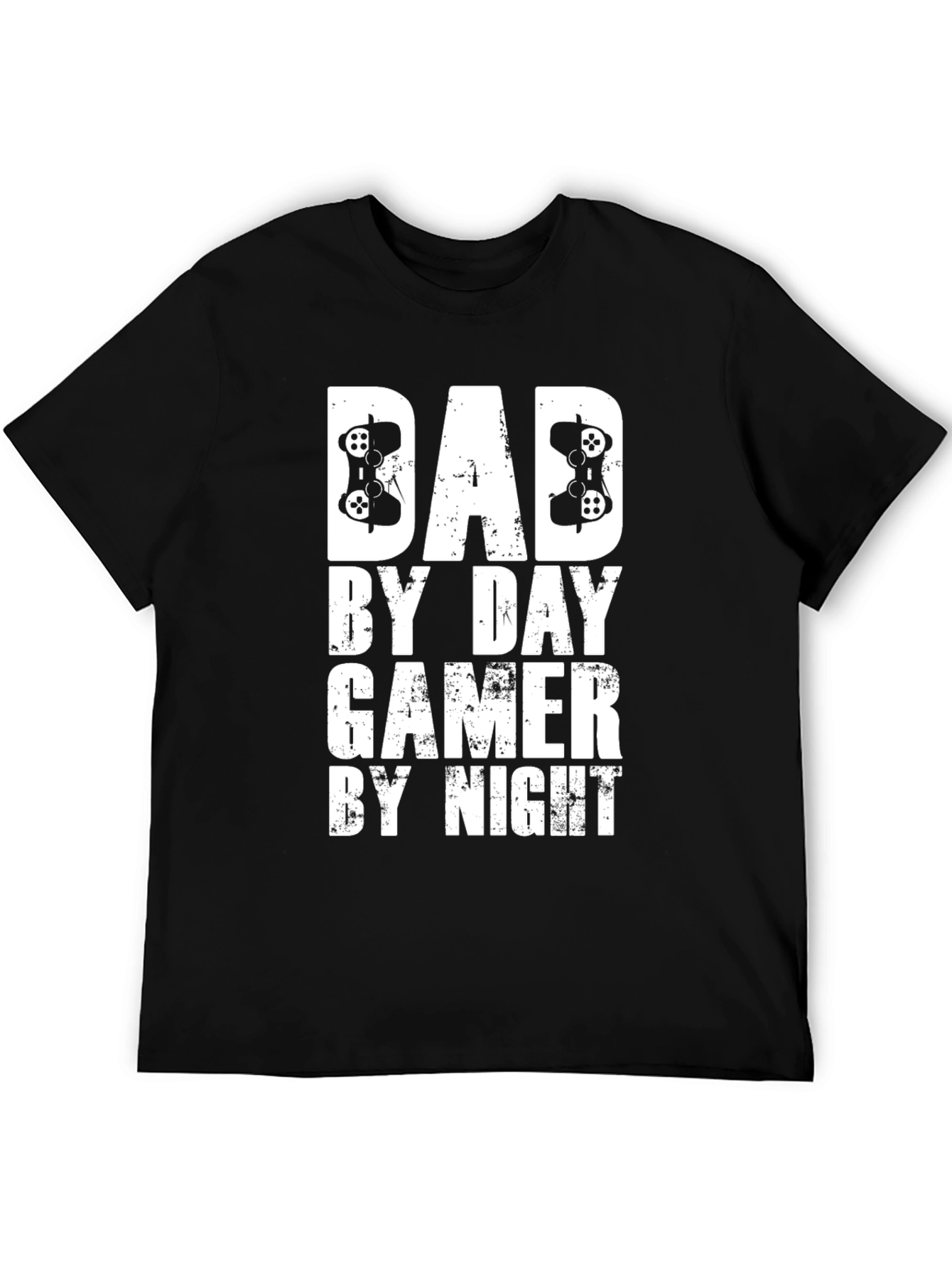 Dad By Day Gamer By Night Funny T-Shirt
