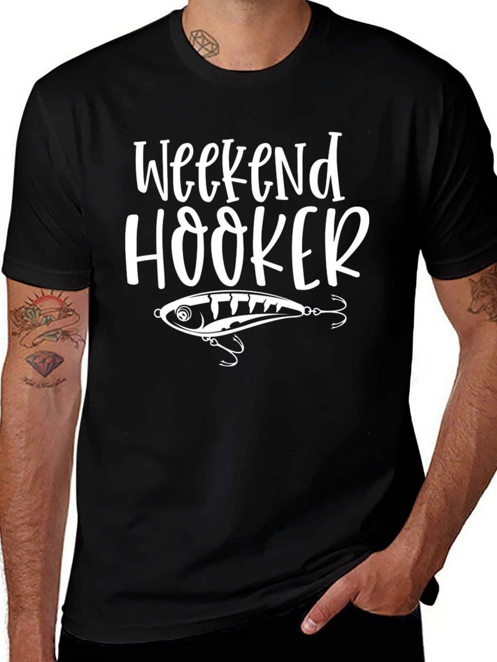 Weekend Hooker Fishing T-Shirt