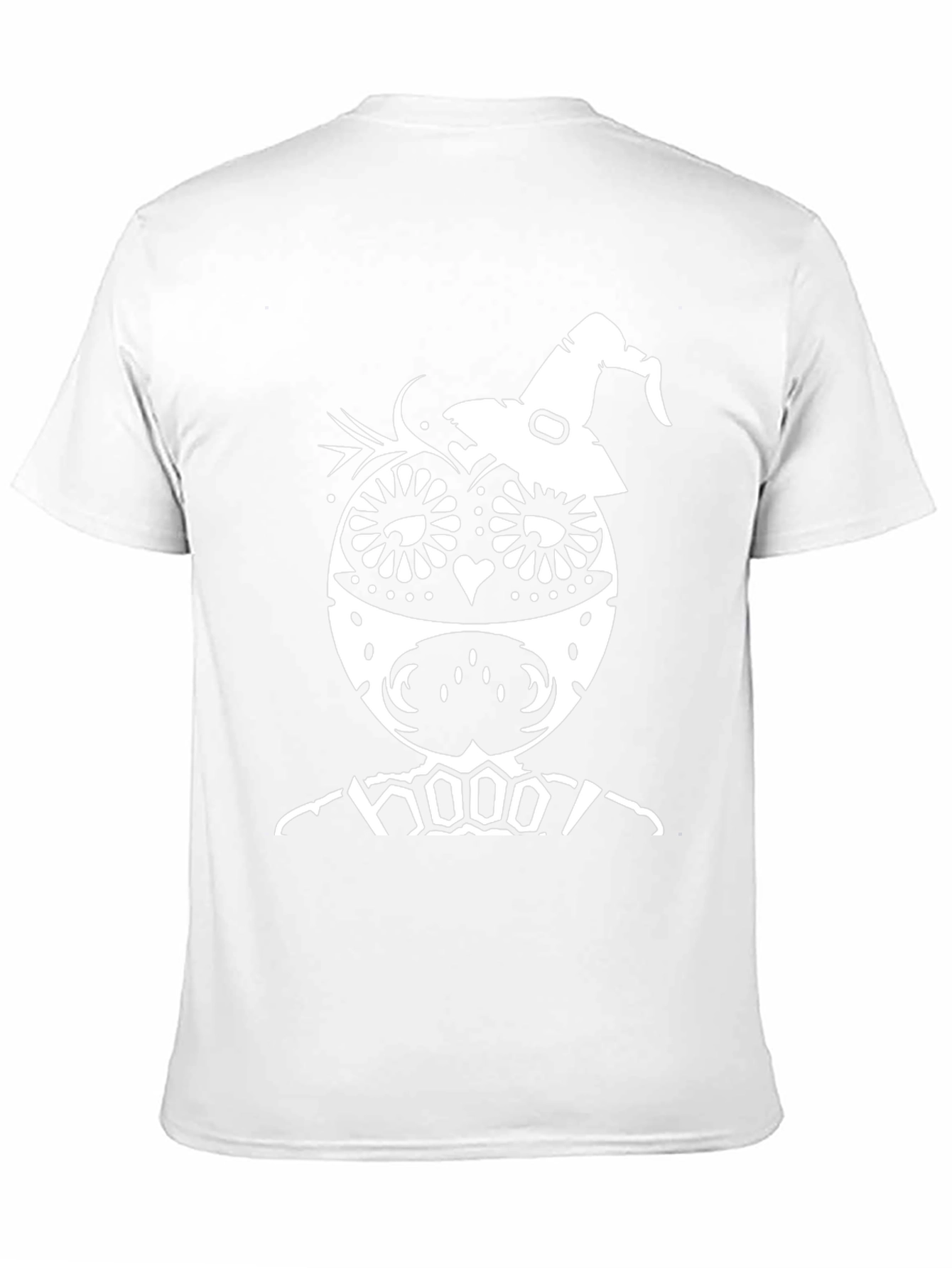 Owl Halloween T-Shirt - Witch Hat Sugar Skull Inspired