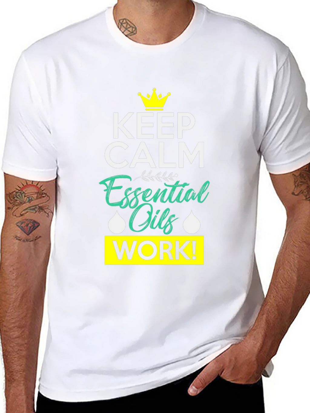 Keep Calm Essential Oils Work T-Shirt
