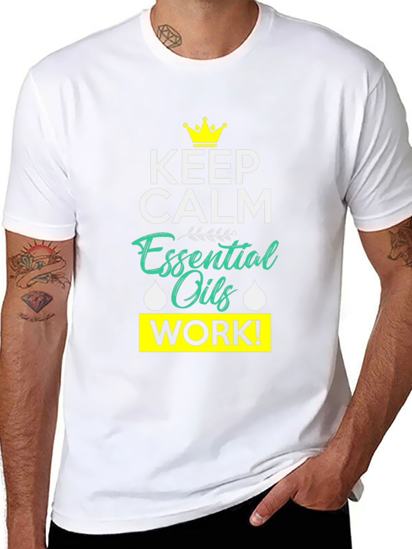 Keep Calm Essential Oils Work T-Shirt
