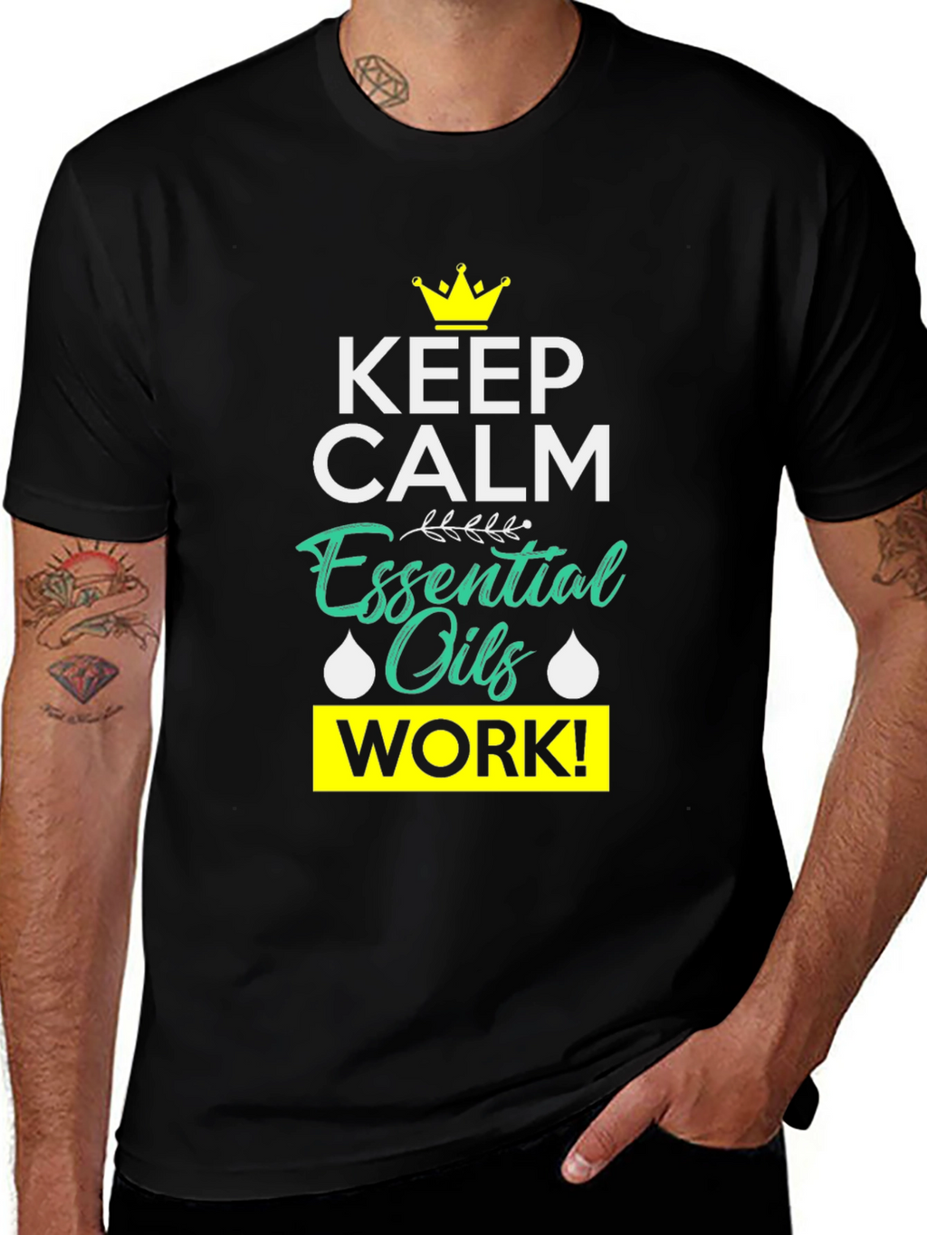 Keep Calm Essential Oils Work T-Shirt