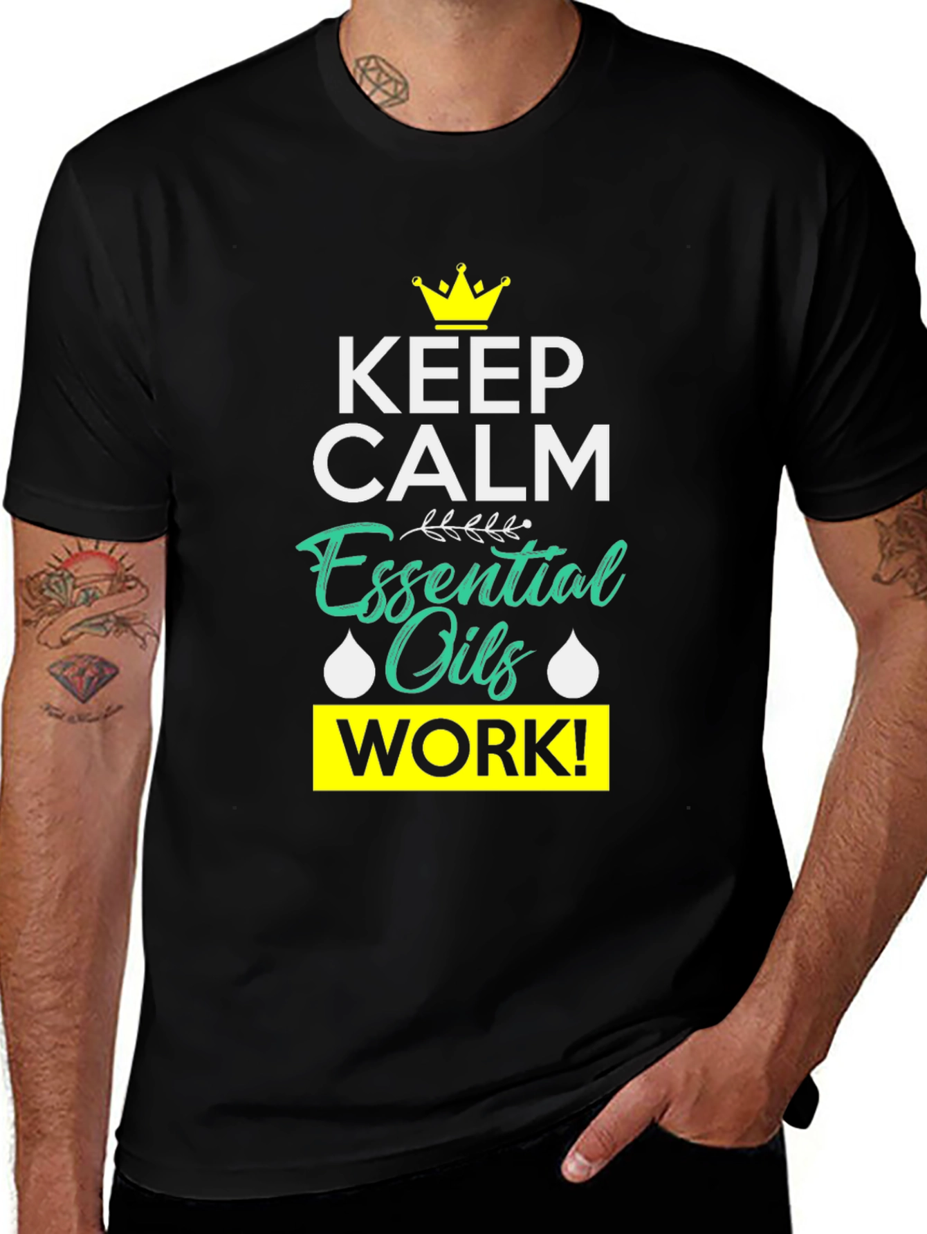 Keep Calm Essential Oils Work T-Shirt