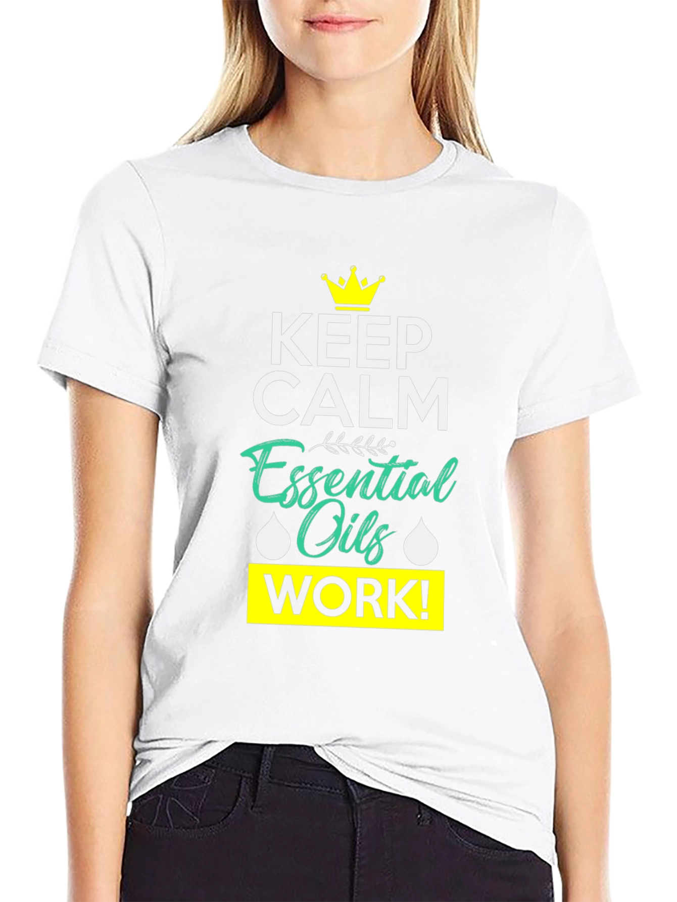 Keep Calm Essential Oils Work T-Shirt