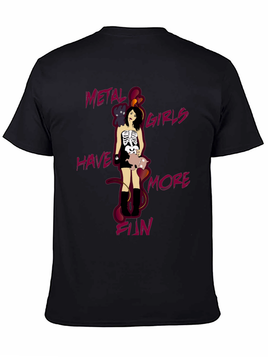 Metal Girls Have More Fun Graphic Tee