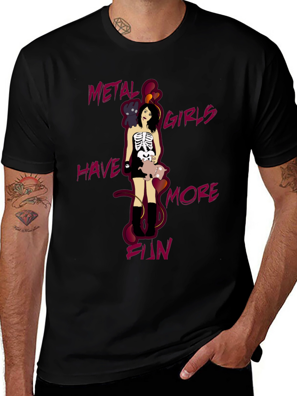 Metal Girls Have More Fun Graphic Tee