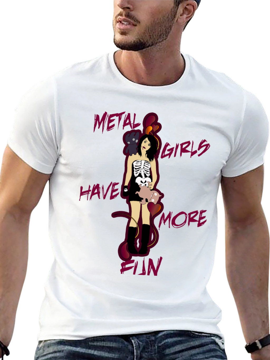 Metal Girls Have More Fun Graphic Tee
