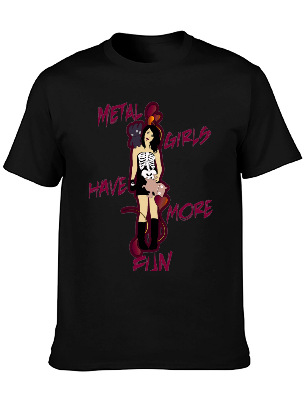 Metal Girls Have More Fun Graphic Tee